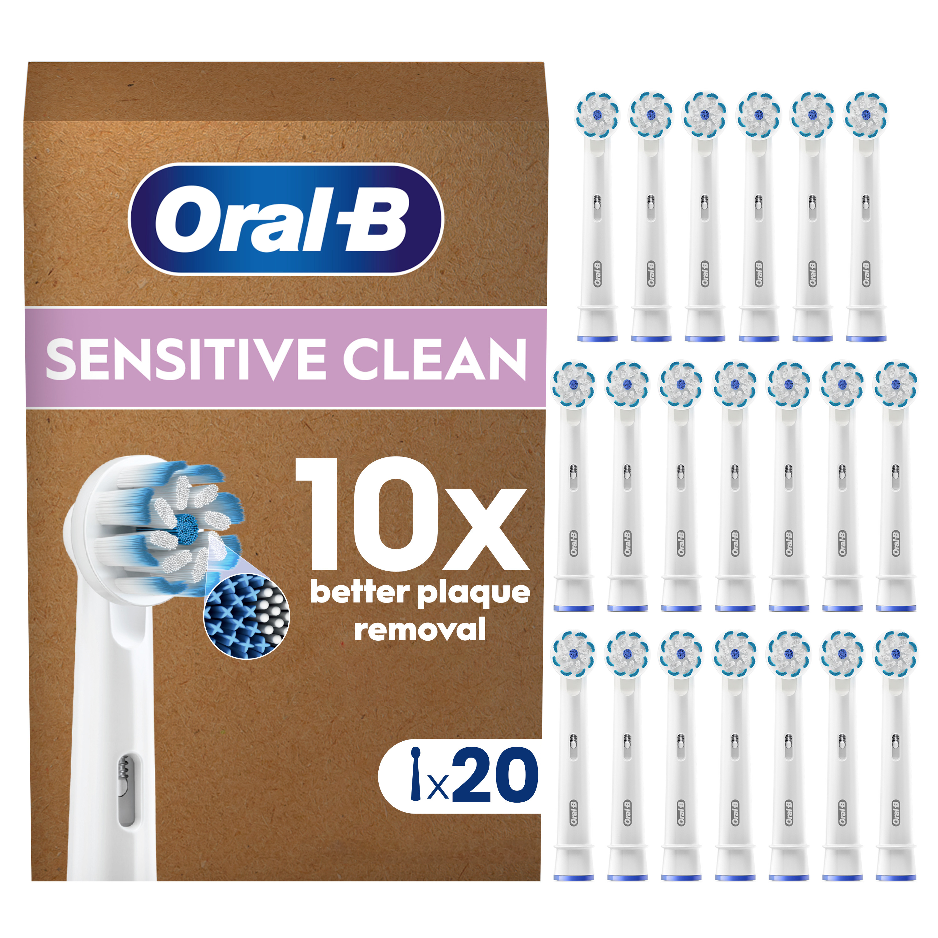 Oral-B Recambios Sensitive Clean - Pack de 20