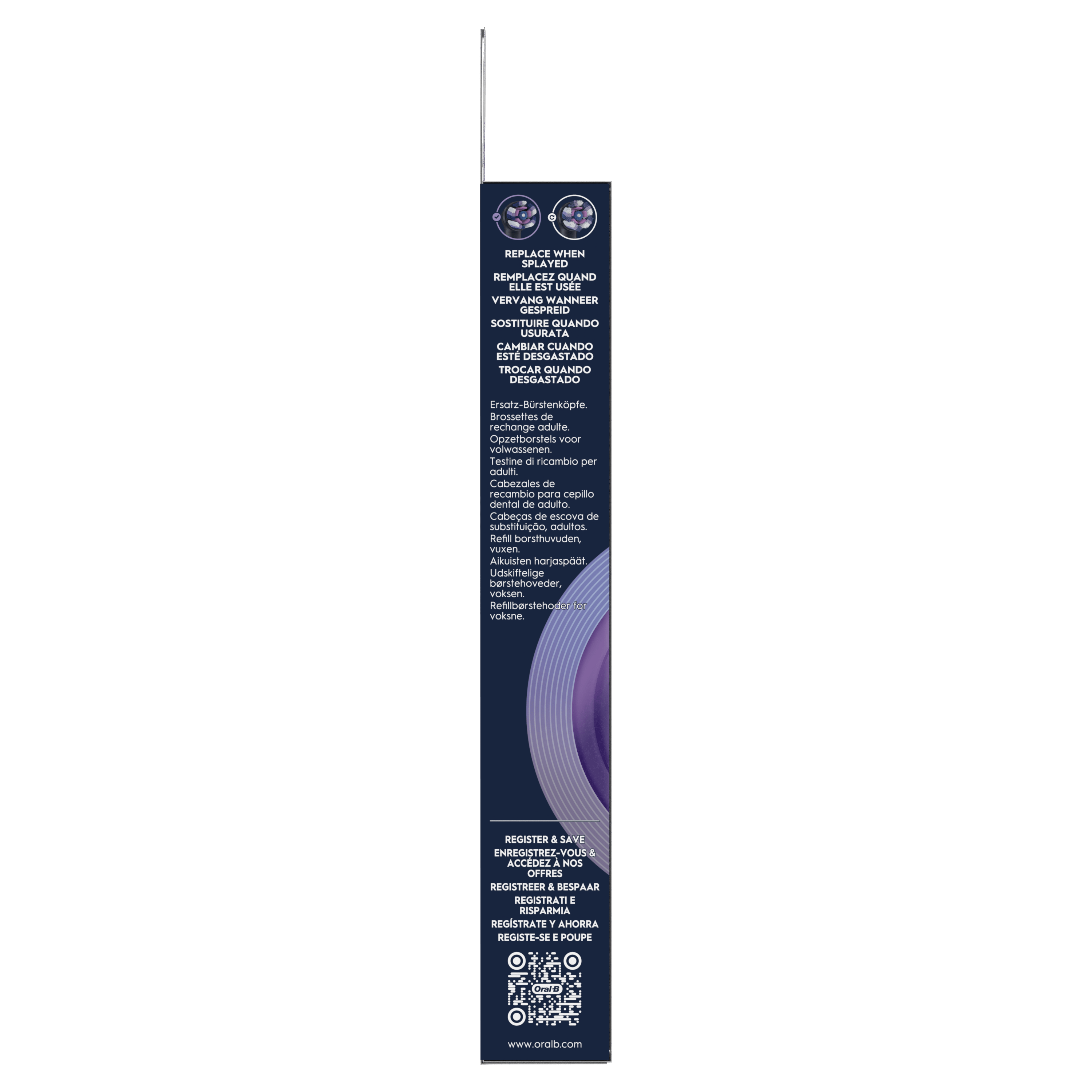 Oral-B iO Recambios Radiant White - Pack de 9