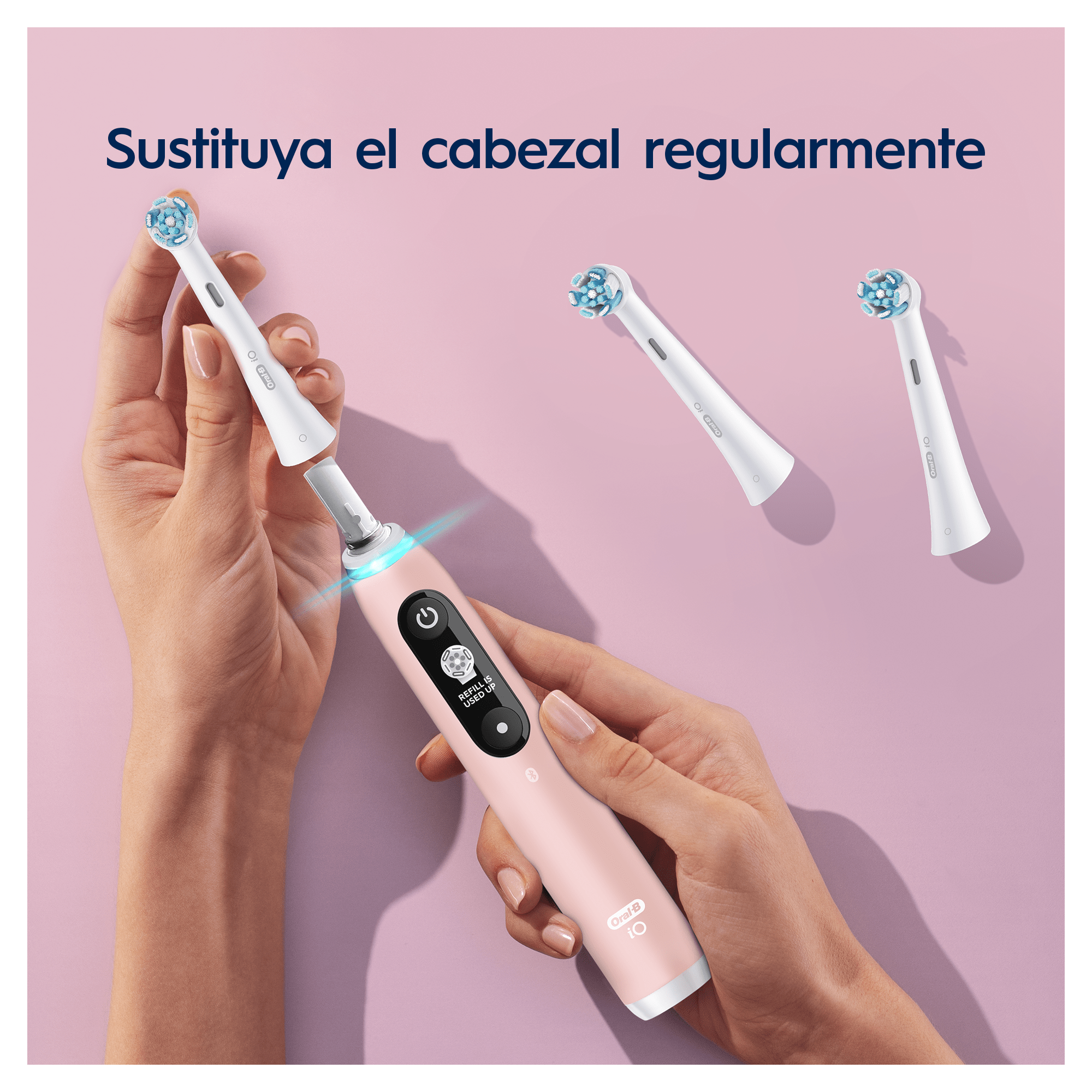 Oral-B iO Recambios Gentle Care en Negro - Pack de 2