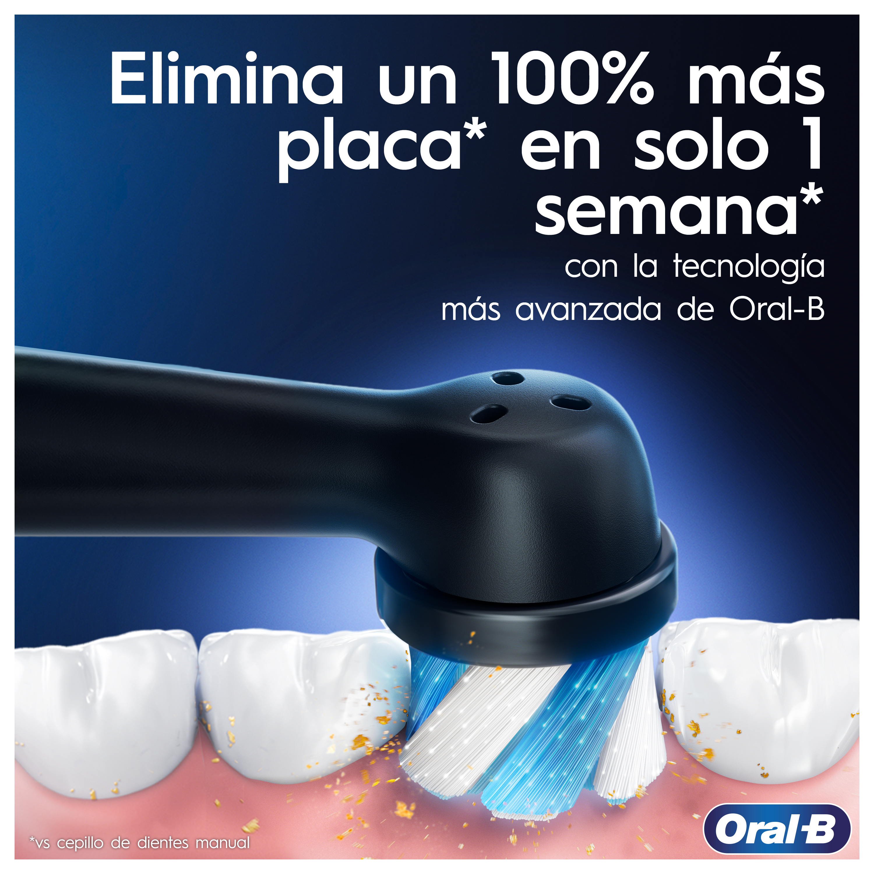 Oral-B iO 3 Pack de Cepillo Eléctrico Azul con 3 Recambios