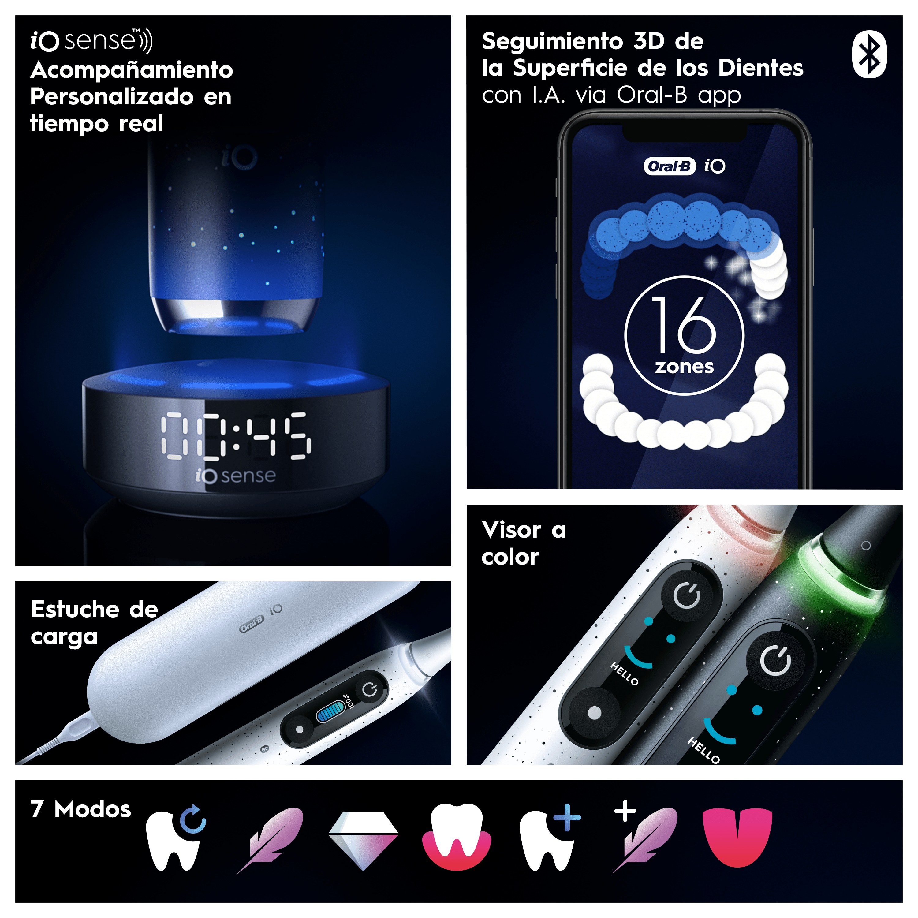 Oral-B iO 10 Cepillo Eléctrico Negro Edición Especial con 1 cabezal