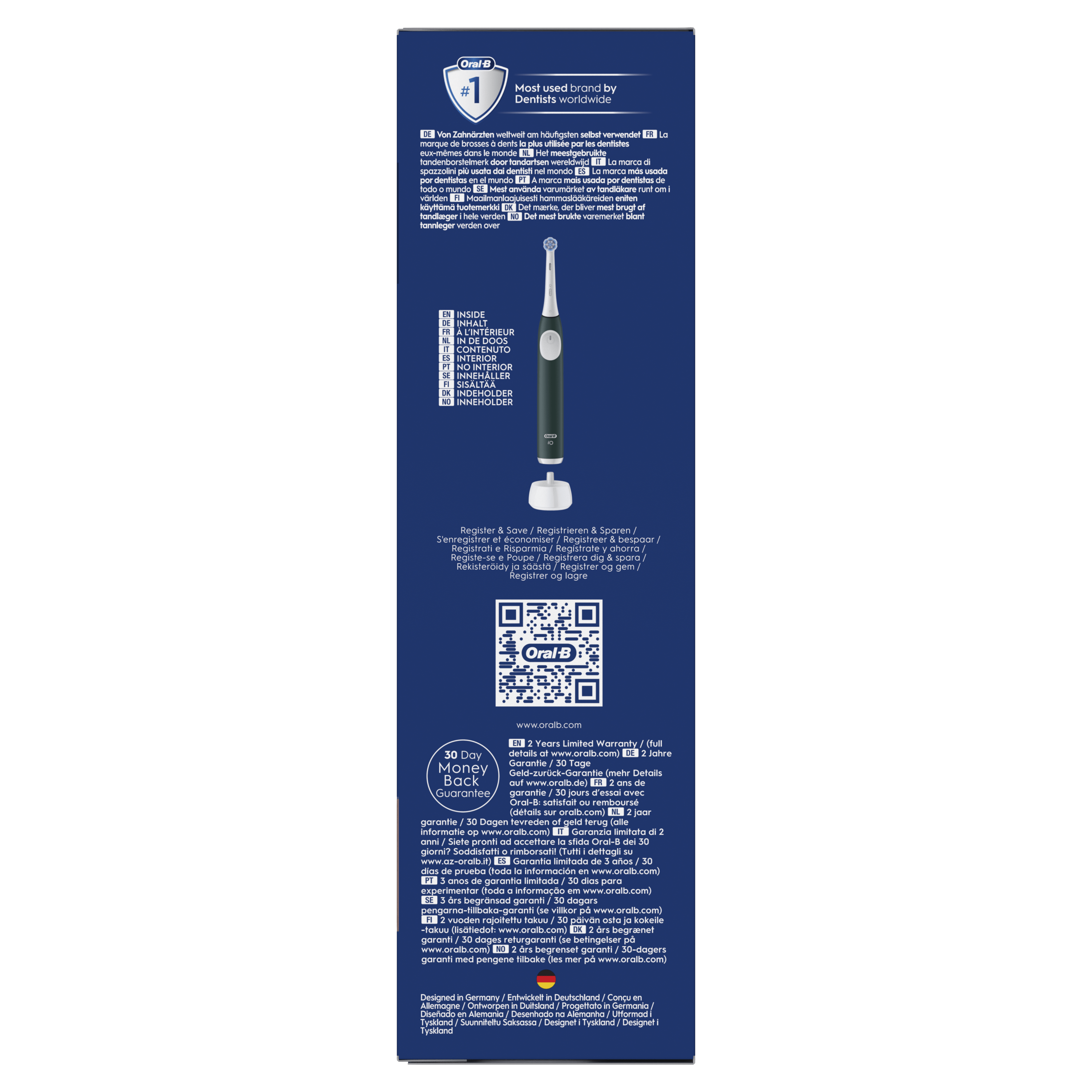 Oral-B iO 2 Cepillo Eléctrico Verde Bosque con 1 cabezal