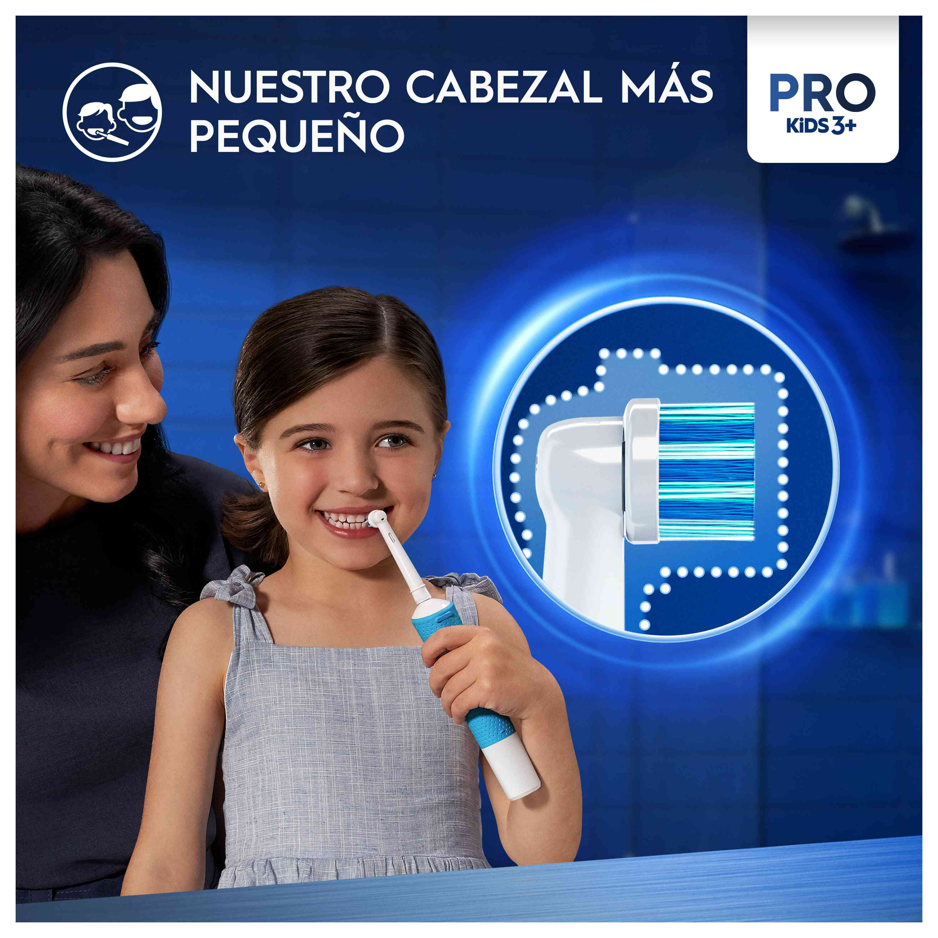 Oral-B Pro Kids Spiderman Cepillo Eléctrico con 1 + 4 Recambios