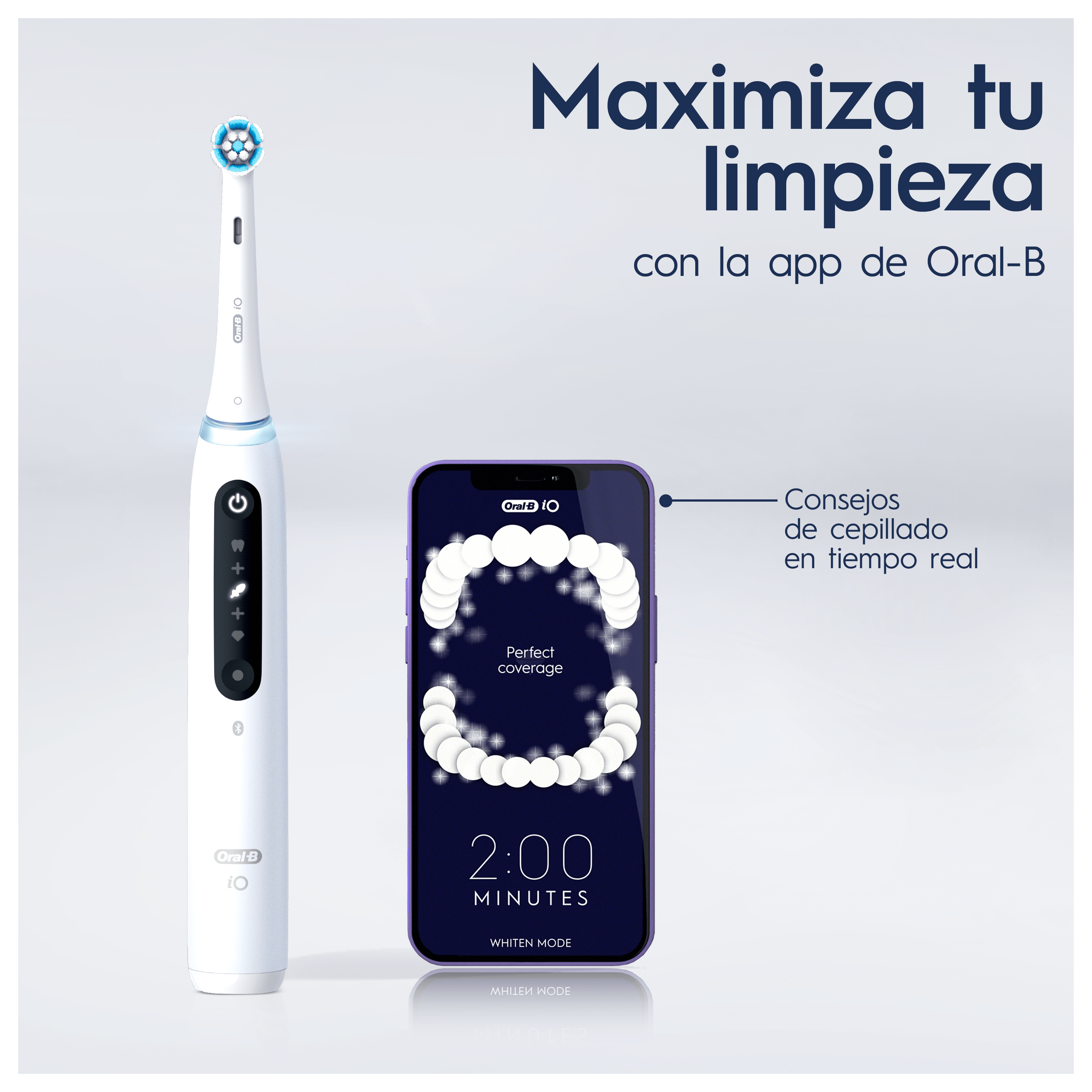 Oral-B iO 5 Cepillo Eléctrico Blanco con 1 cabezal