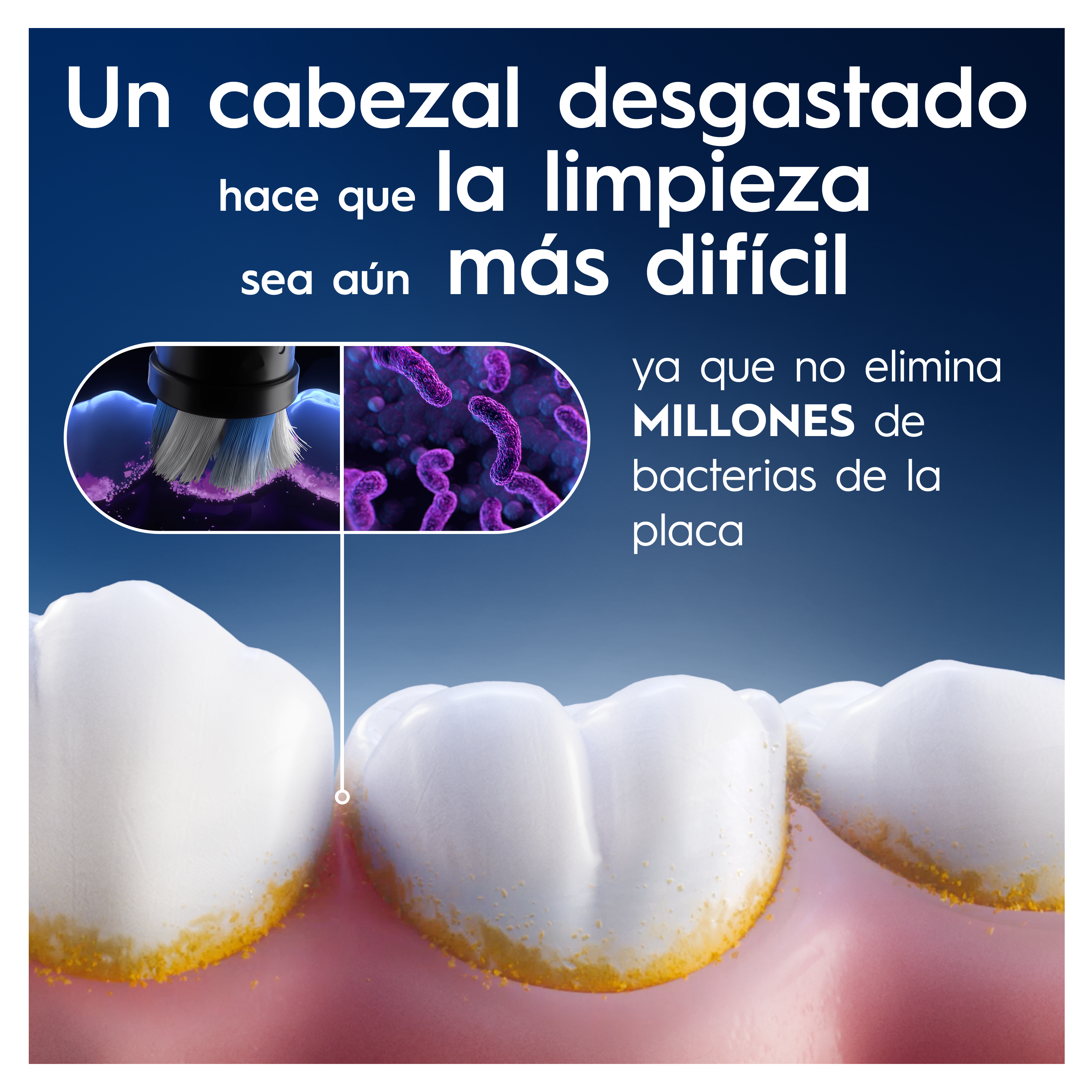 Oral-B iO Recambios Radiant White en Blanco - Pack de 6
