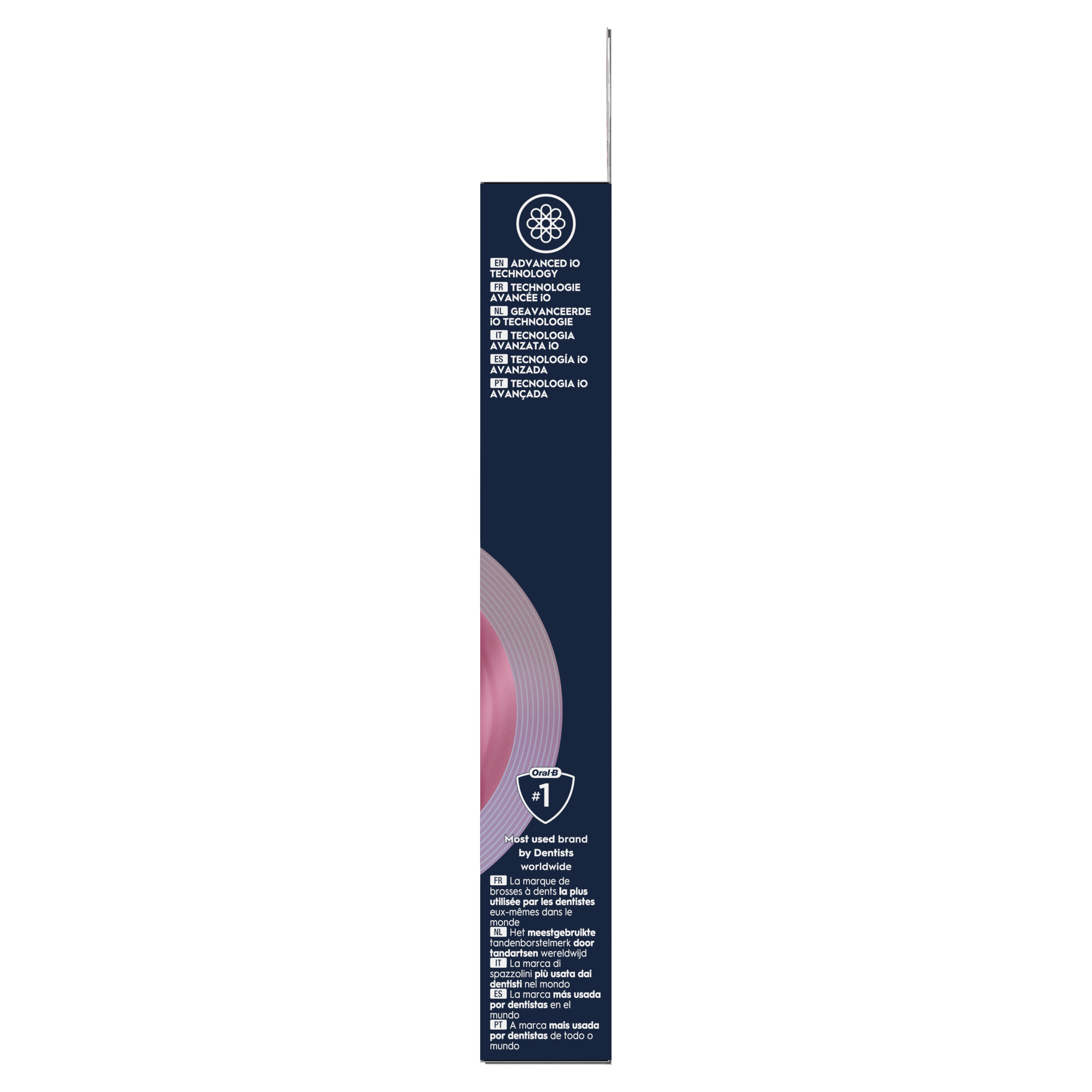 Oral-B iO 2 Pack de Cepillo Eléctrico Rosa con 1+3 cabezal y estuche de viaje