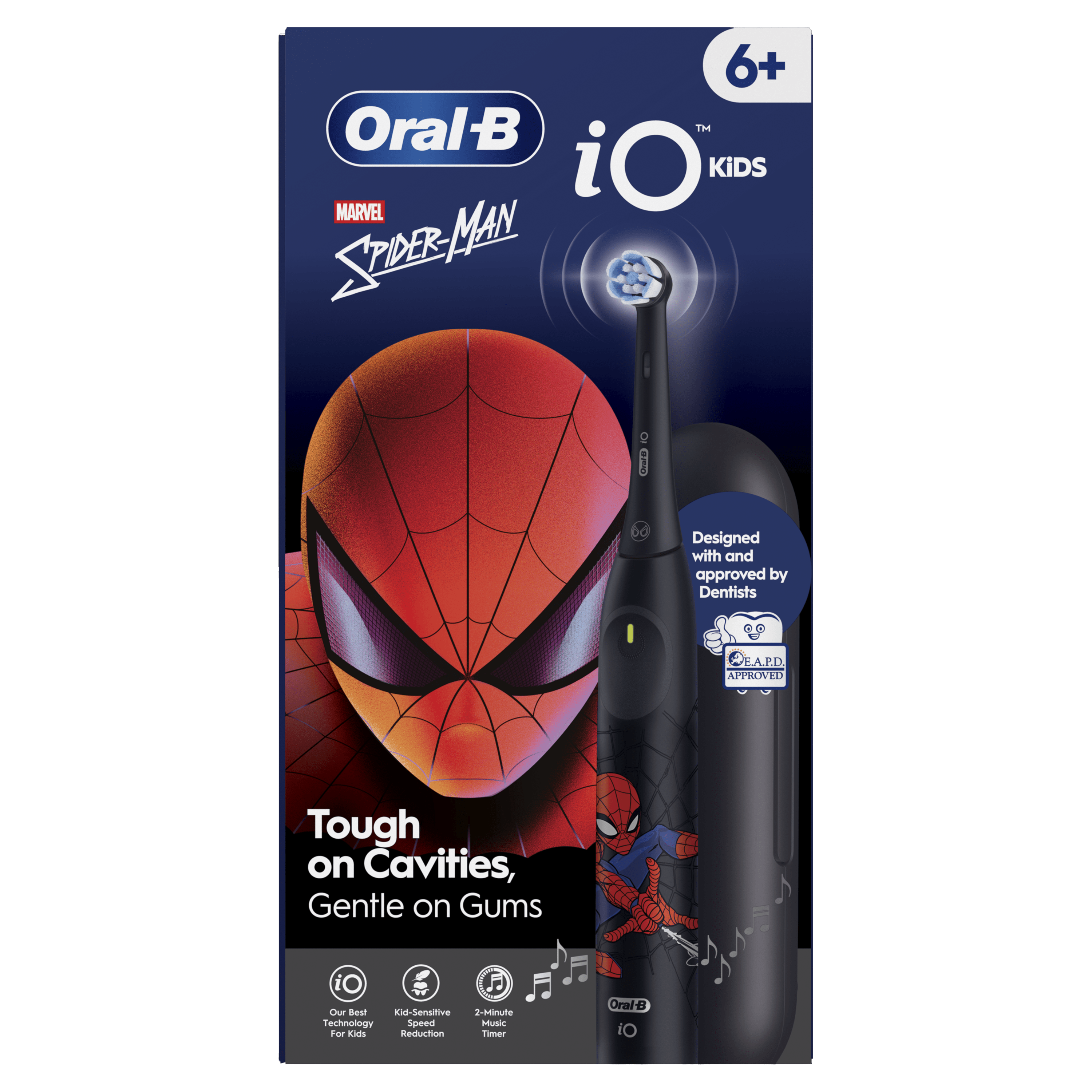 Oral-B iO Niños Cepillo Eléctrico Spiderman con 1 cabezal