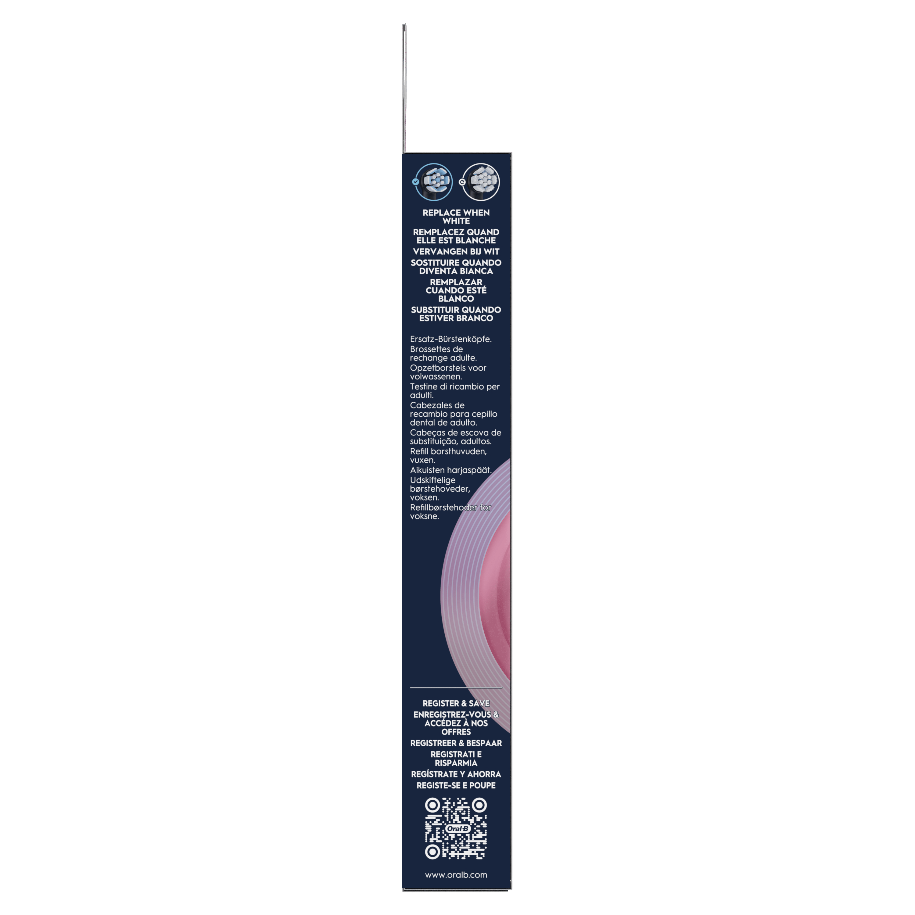 Oral-B iO 2 Pack de Cepillo Eléctrico Rosa con 1+3 cabezal y estuche de viaje
