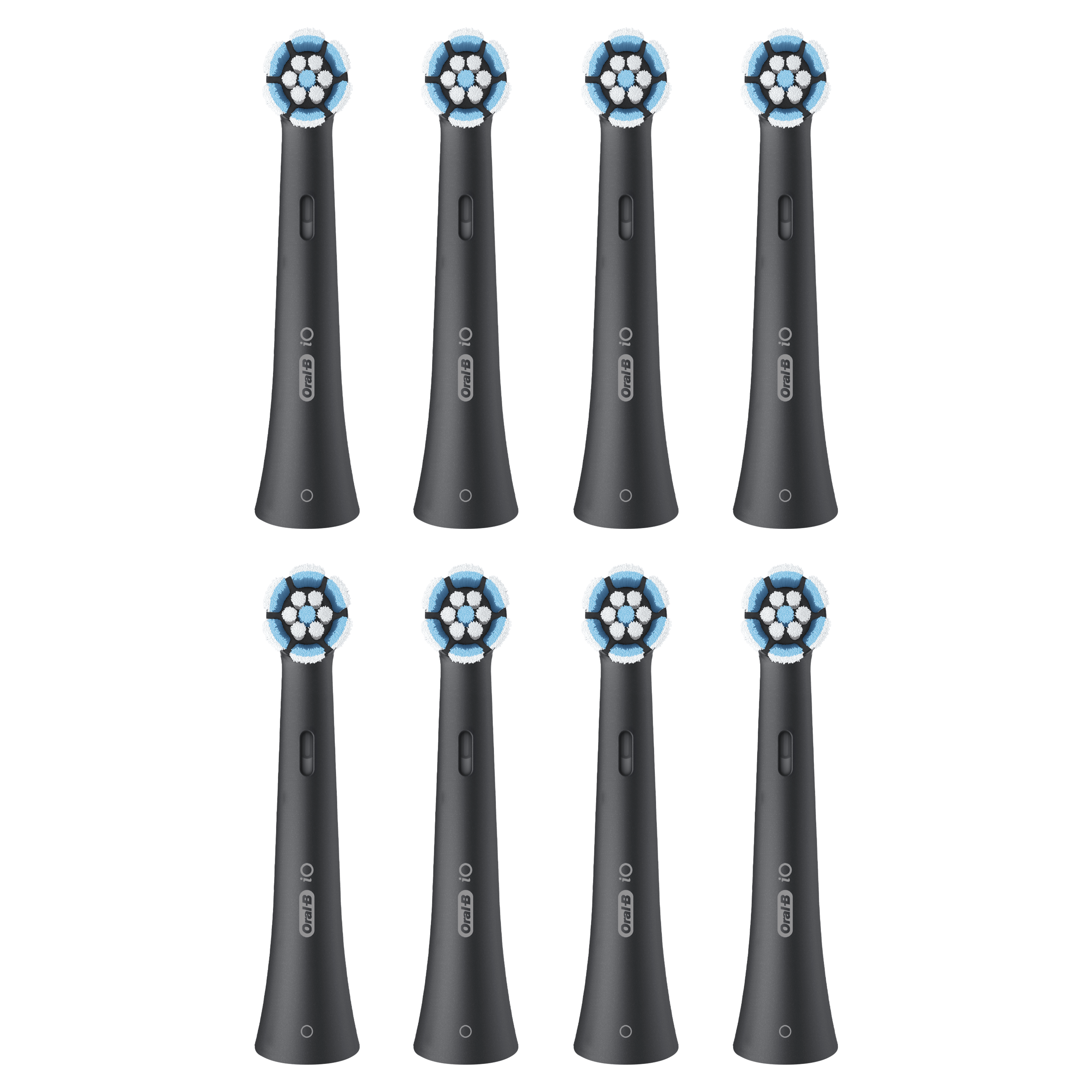 Oral-B iO Recambios Gentle Care en Negro - Pack de 8