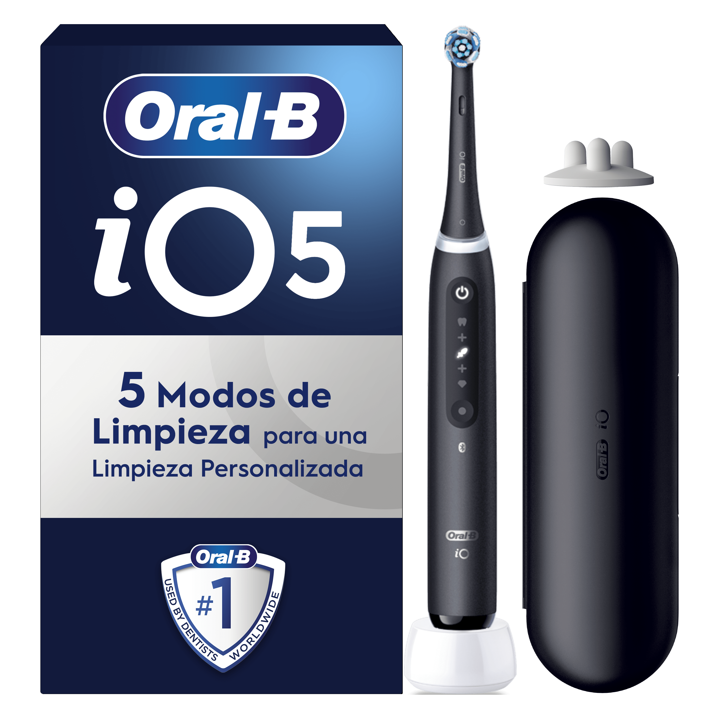 Oral-B iO 5 Cepillo Eléctrico Negro con 1 cabezal