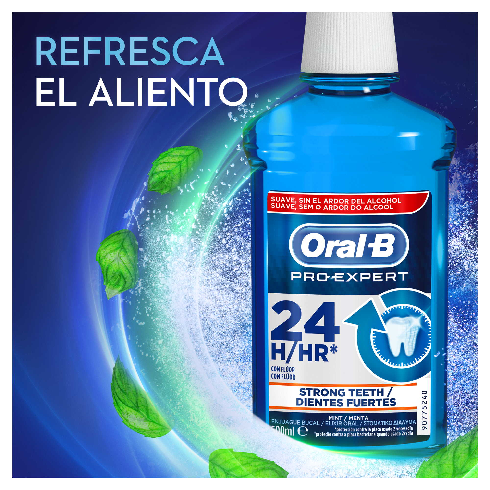 Oral-B  Enjuague Bucal Pro-Expert Fortalecimiento de Dientes - Pack de 6