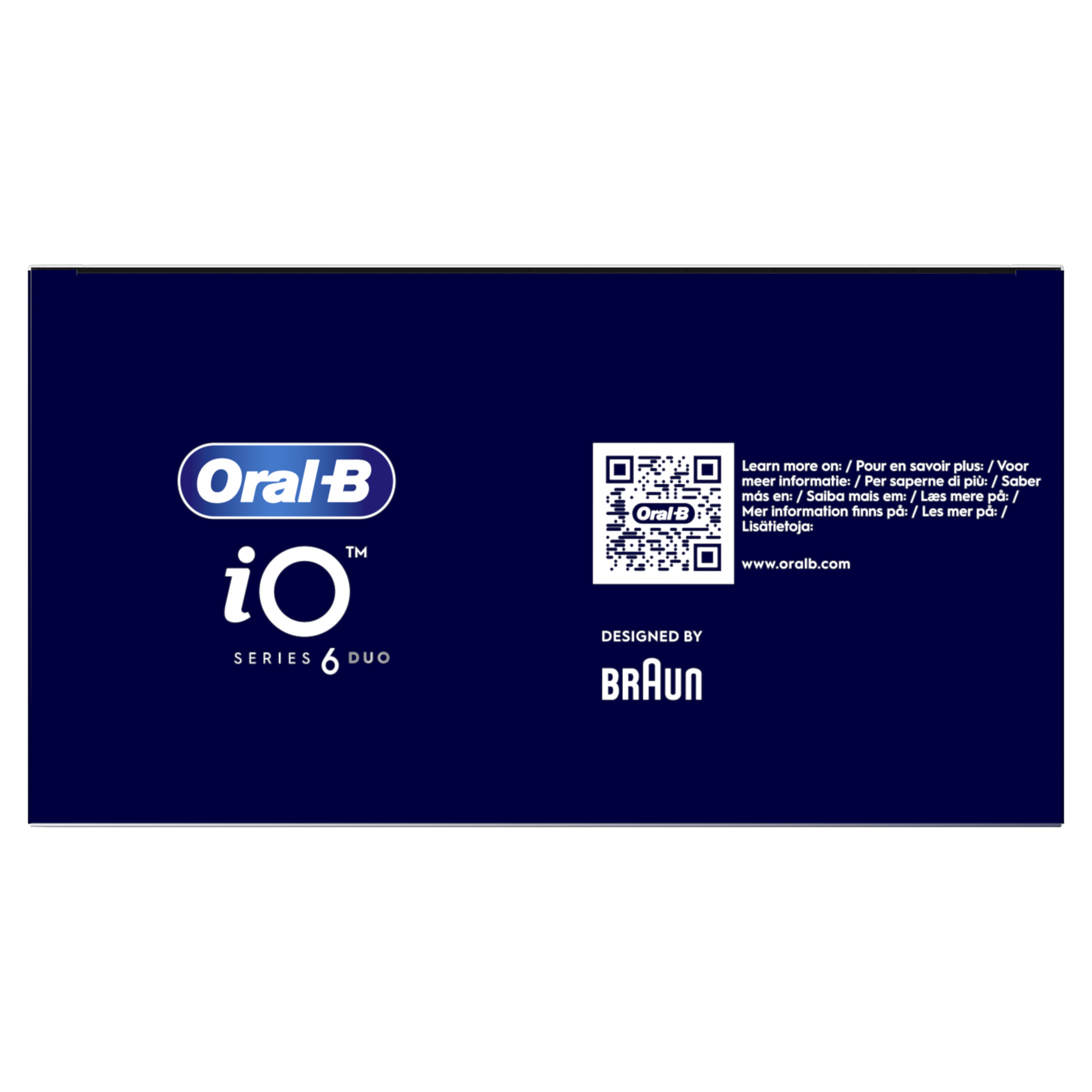 Oral-B iO6 Pack Dúo de Cepillos Eléctricos Negro y Rosa con 3 cabezales