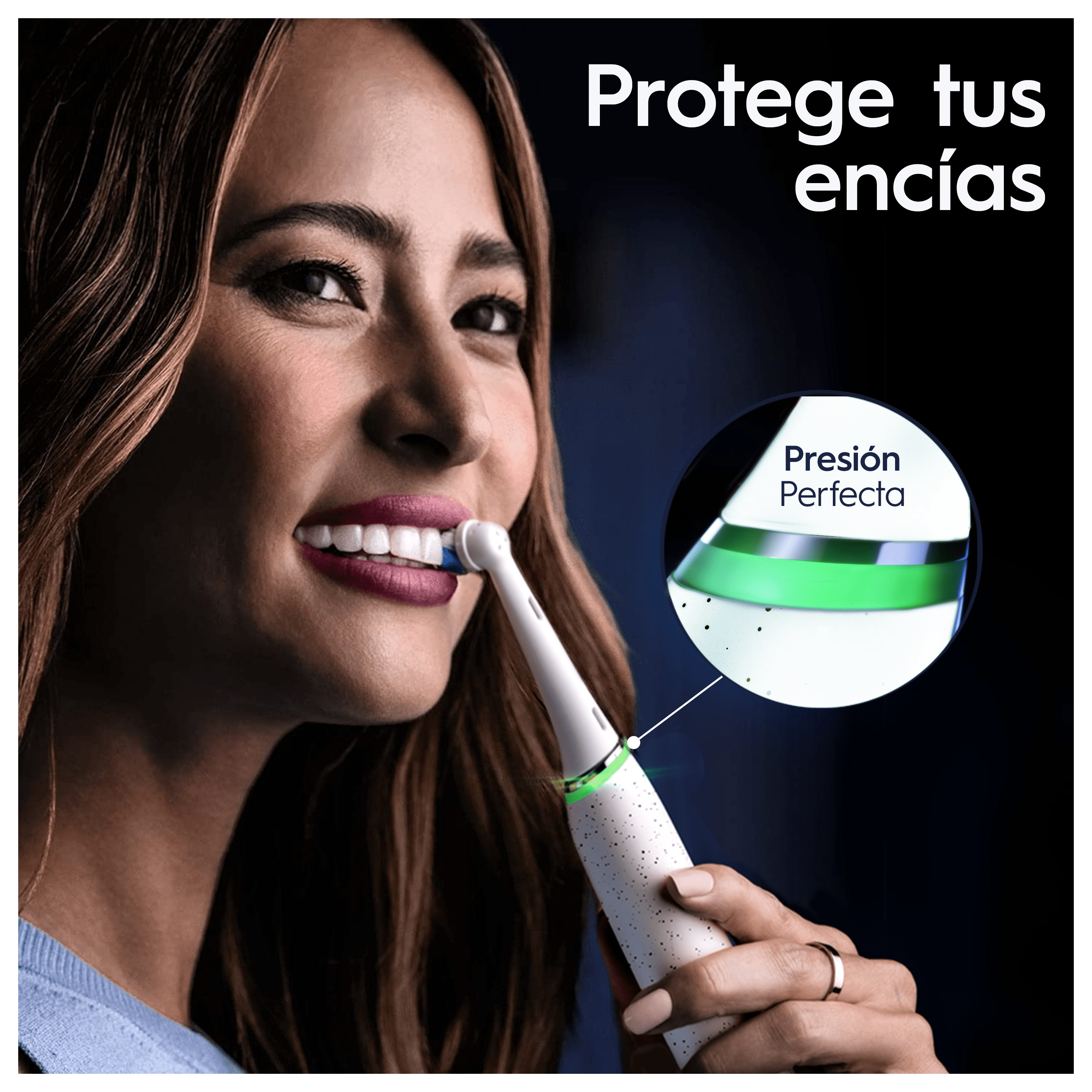 Oral-B iO 10 Pack de Cepillo Eléctrico Blanco con 3 cabezales y cargador de viaje