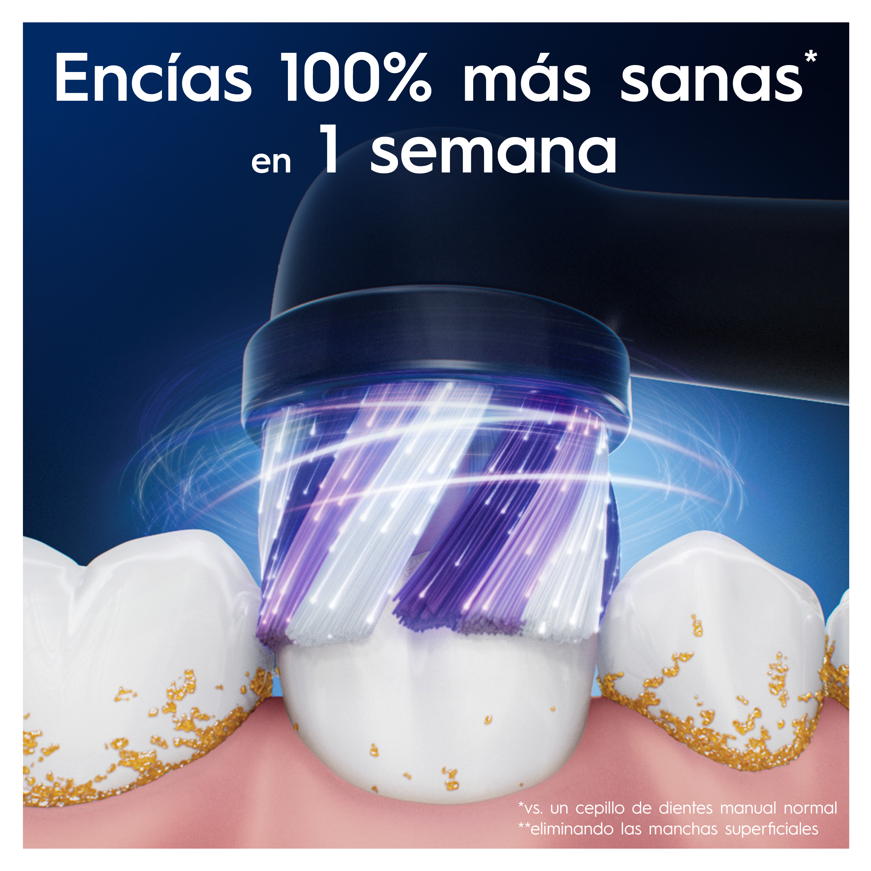 Oral-B iO Recambios Radiant White en Negro - Pack de 8