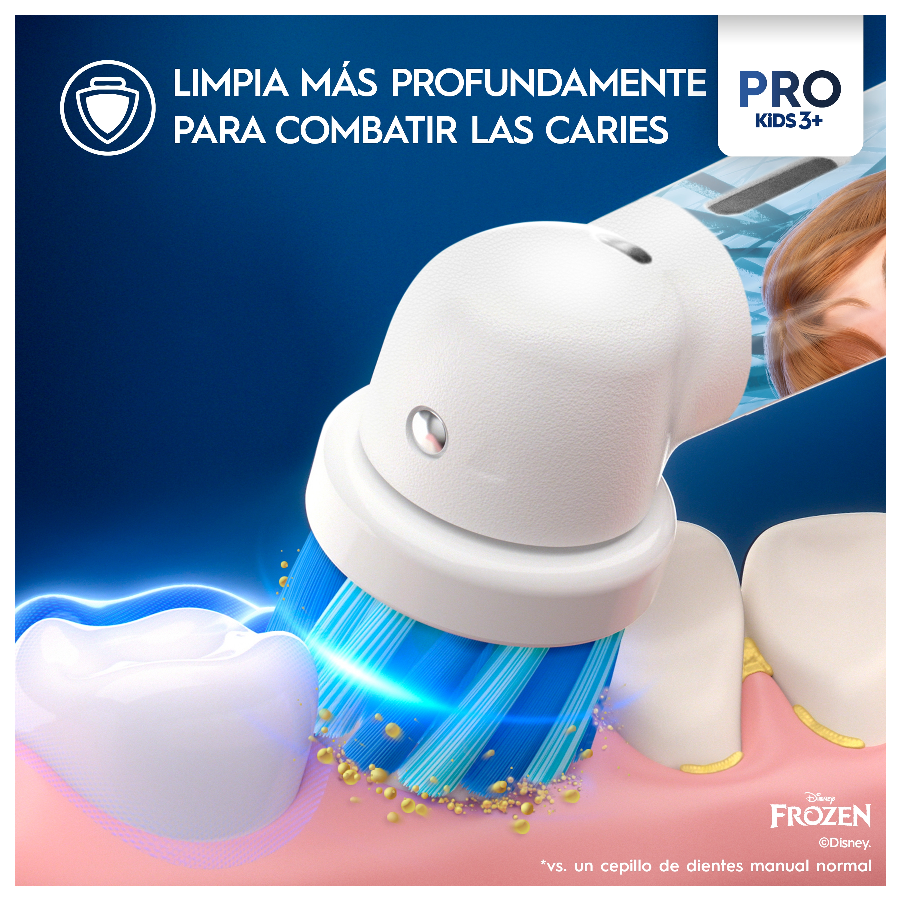 Oral-B Pro Kids Frozen Cepillo Eléctrico con 1 Recambio