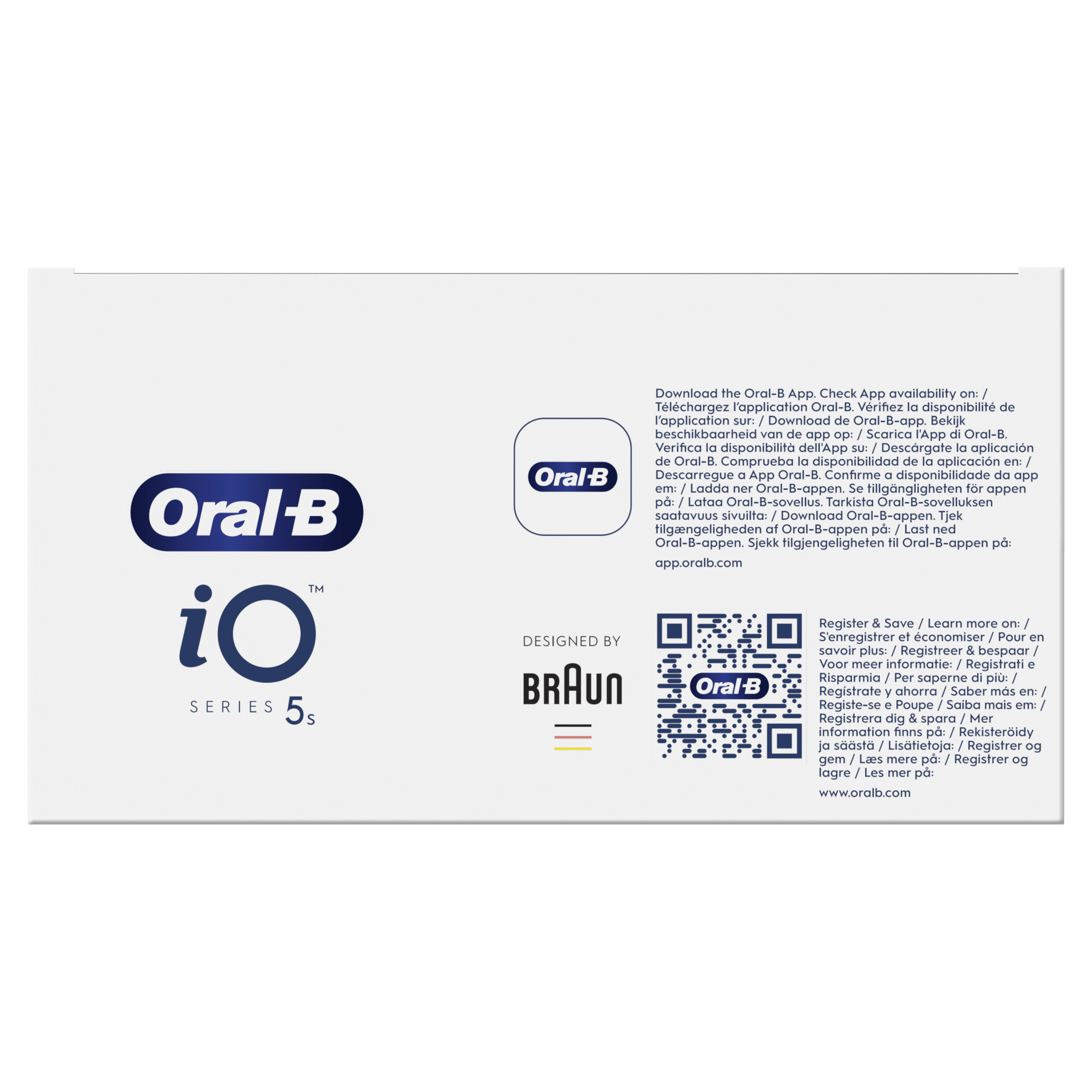Oral-B iO 5 Cepillo Eléctrico Blanco con 1 cabezal