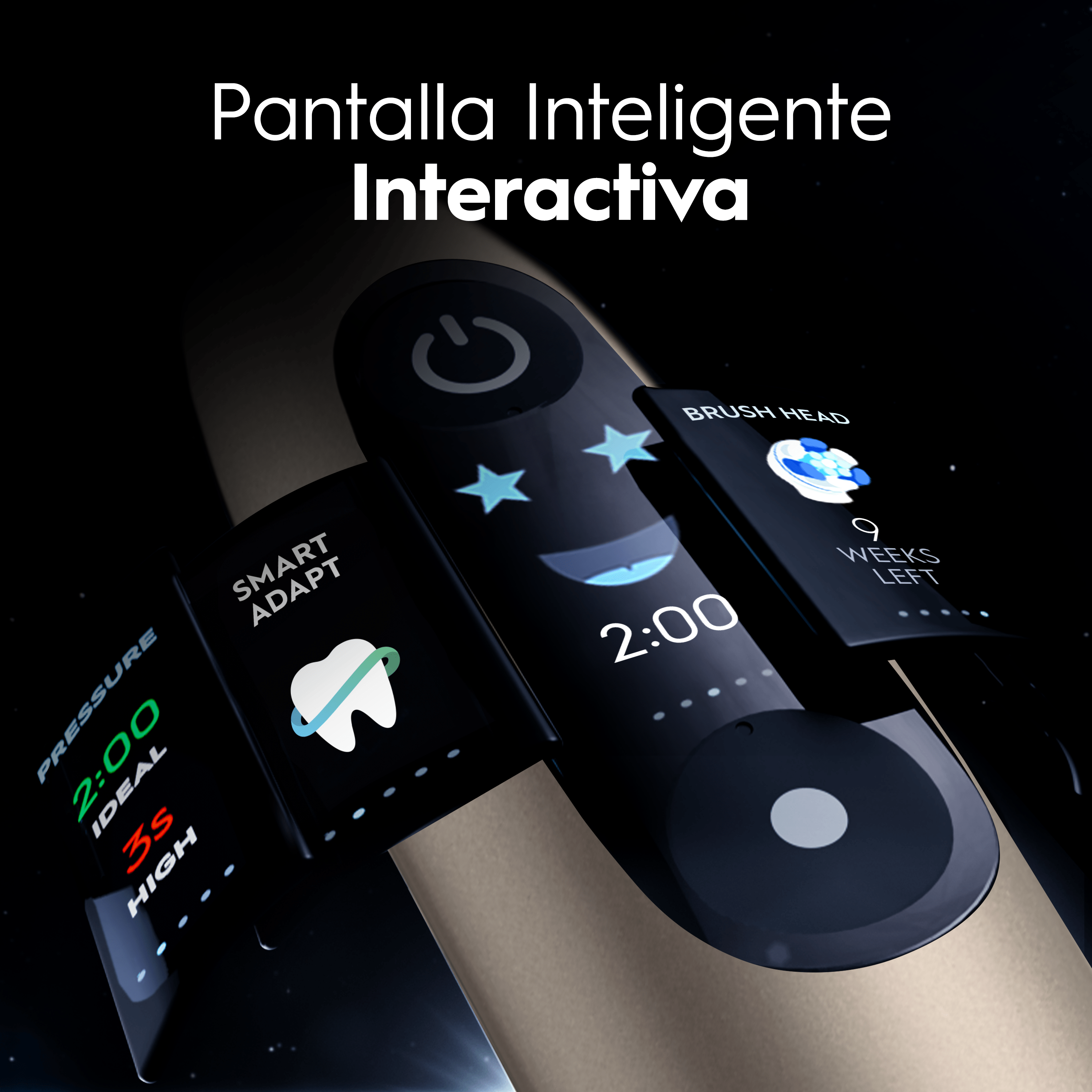 Oral-B iO 10 Gold Cepillo Eléctrico Edición Especial con 1+7 cabezales