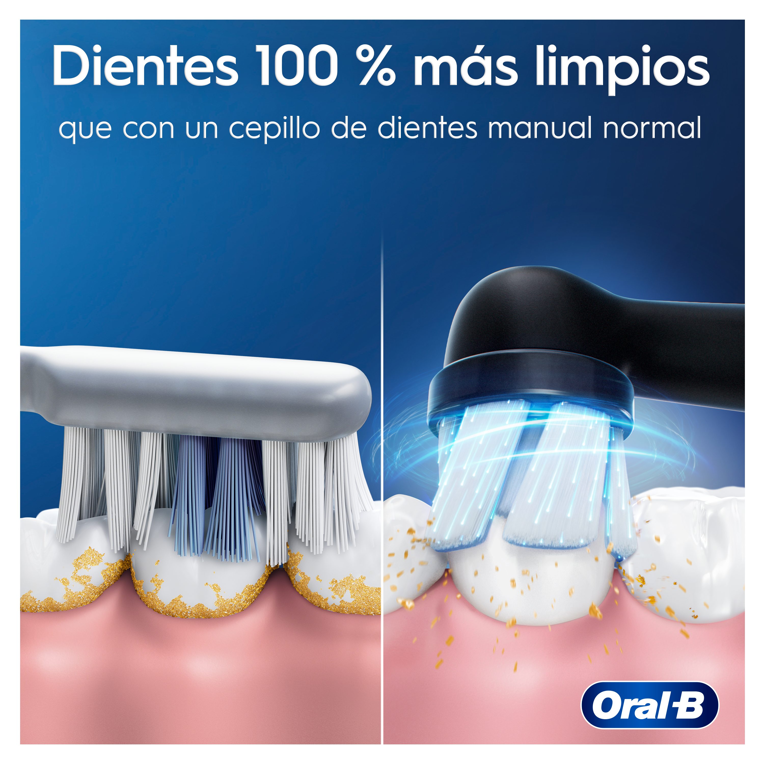 Oral-B iO 2 Pack de Cepillo Eléctrico Negro con 1 cabezal y estuche de viaje