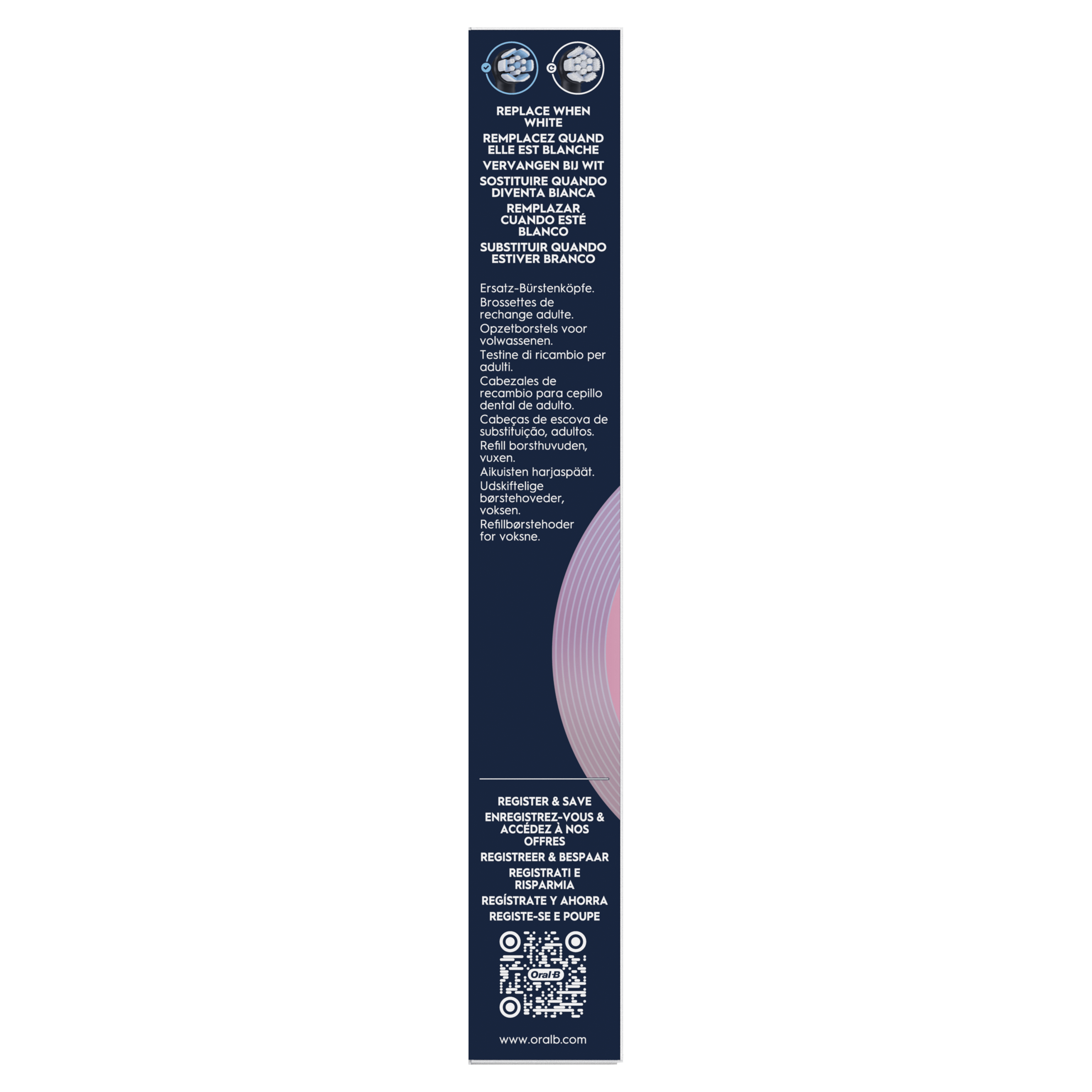 Oral-B iO Recambios Gentle Care en Negro - Pack de 6