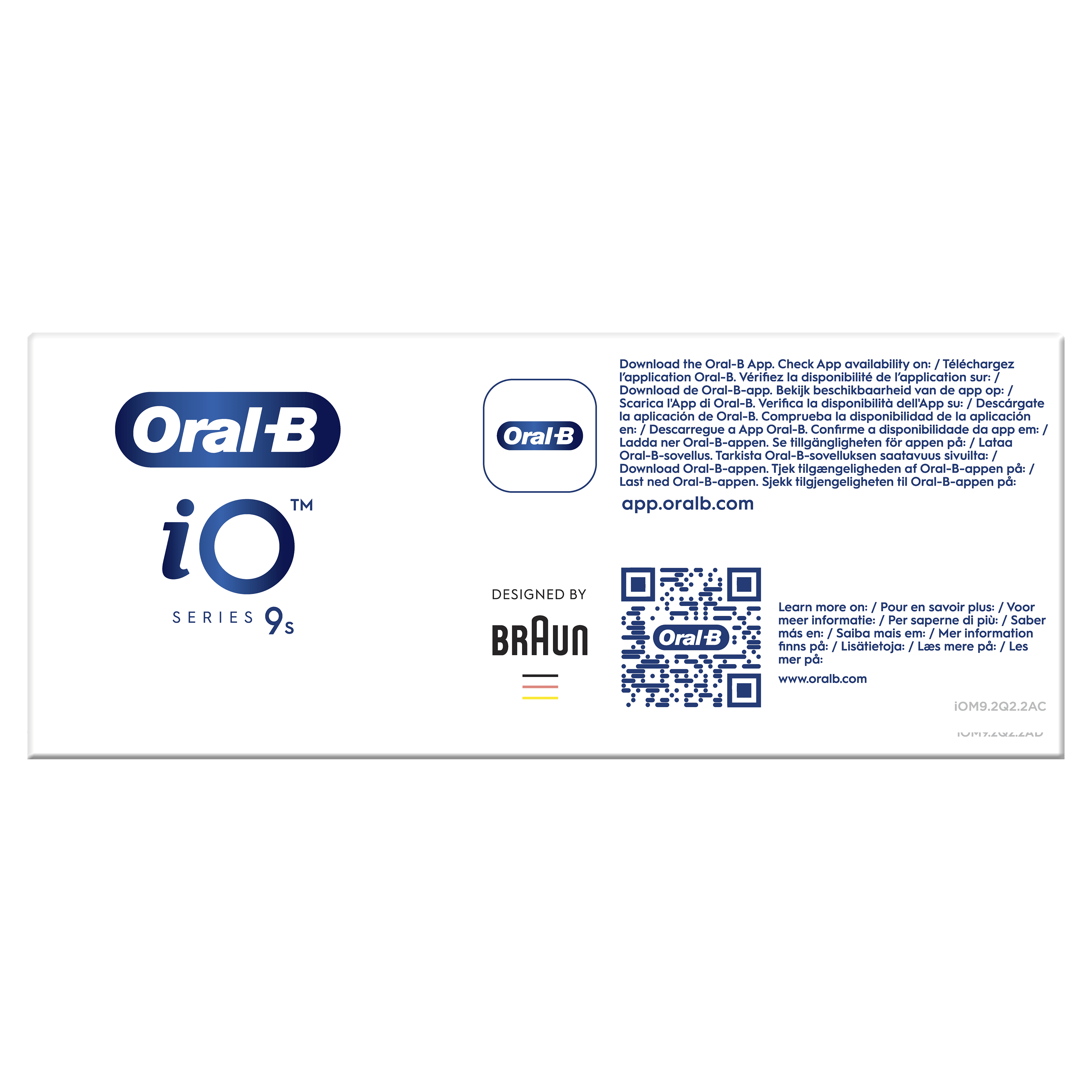 Oral-B iO 9 Cepillo Eléctrico Negro con 2+4 cabezales