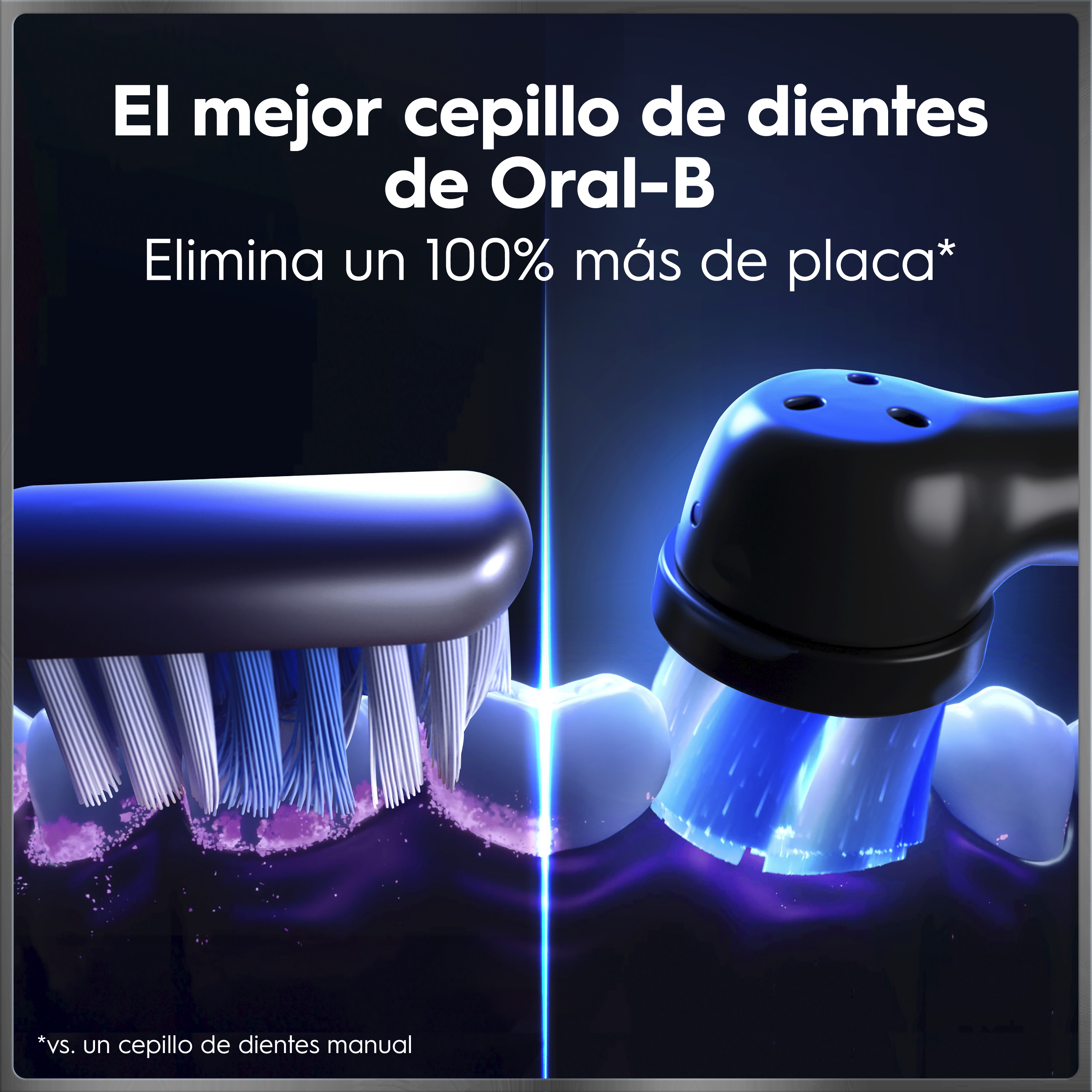Oral-B iO 10 Pack de Cepillo Eléctrico Negro con 3 cabezales y cargador de viaje