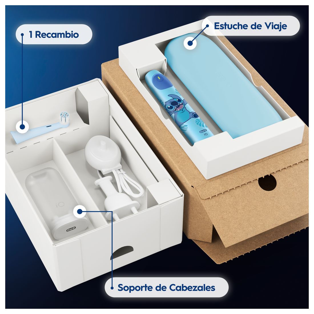 Oral-B iO Niños Pack Cepillo Eléctrico Stitch