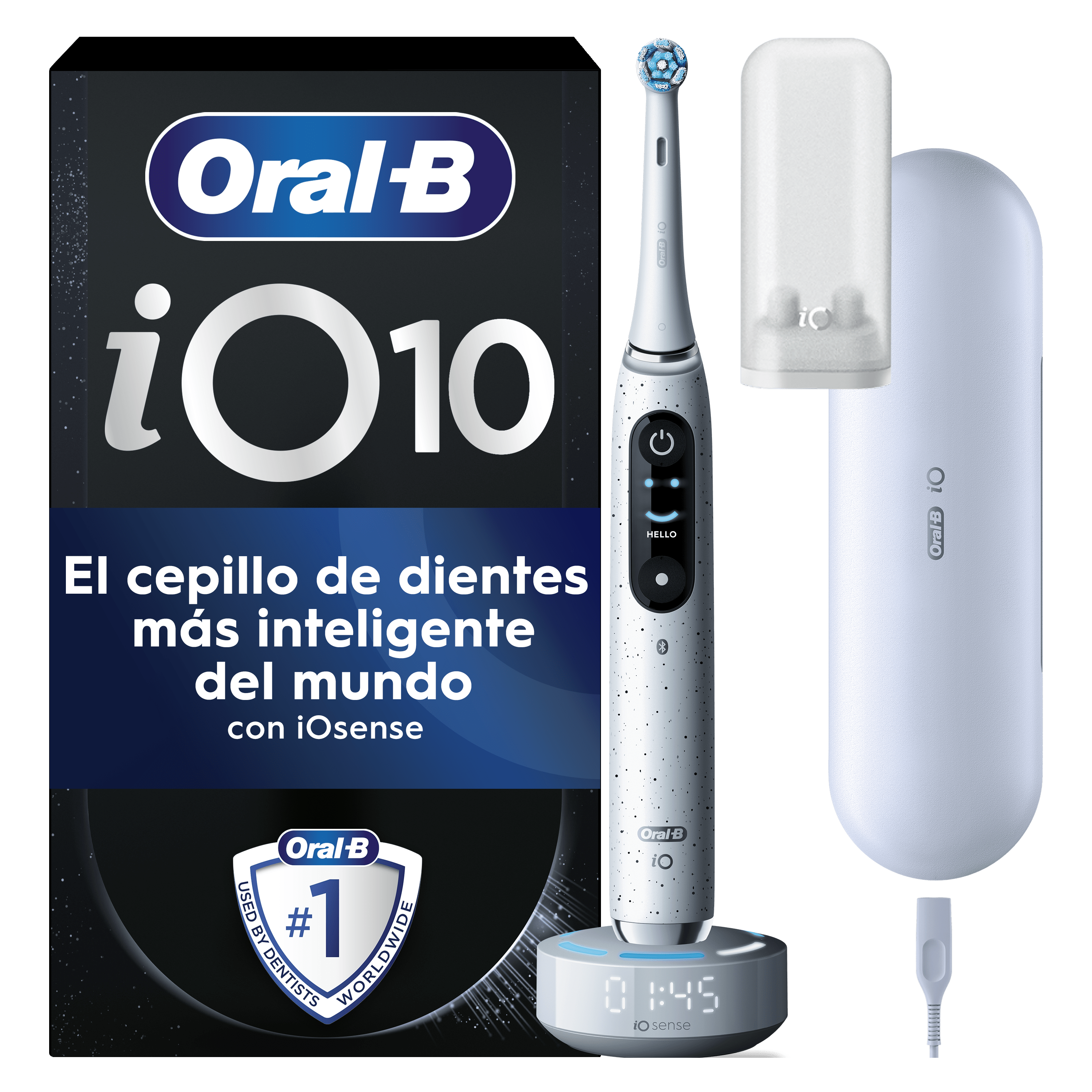 Oral-B iO 10 Cepillo Eléctrico Blanco con 1 cabezal