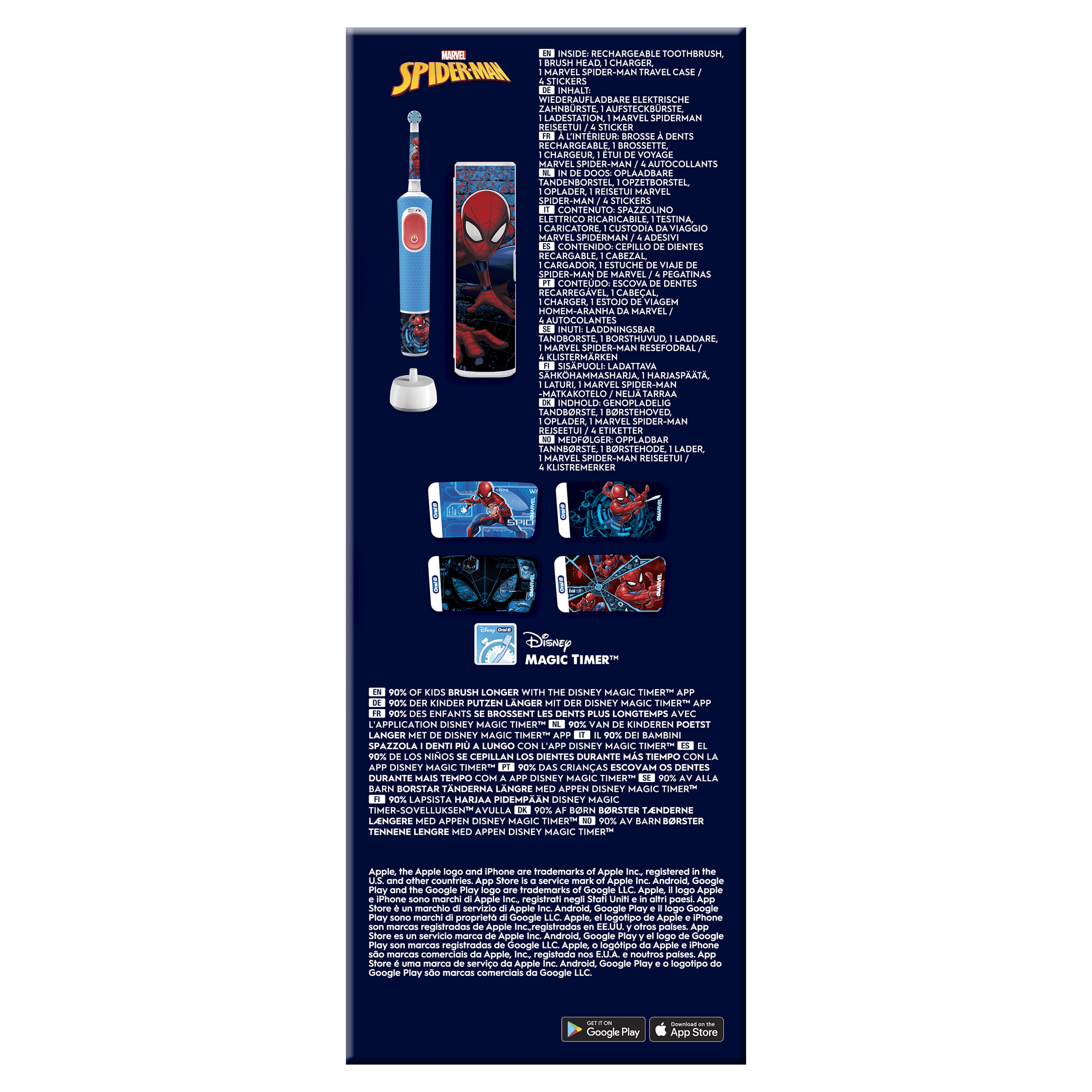 Oral-B Pro Kids Spiderman Cepillo Eléctrico con 1 Cabezal