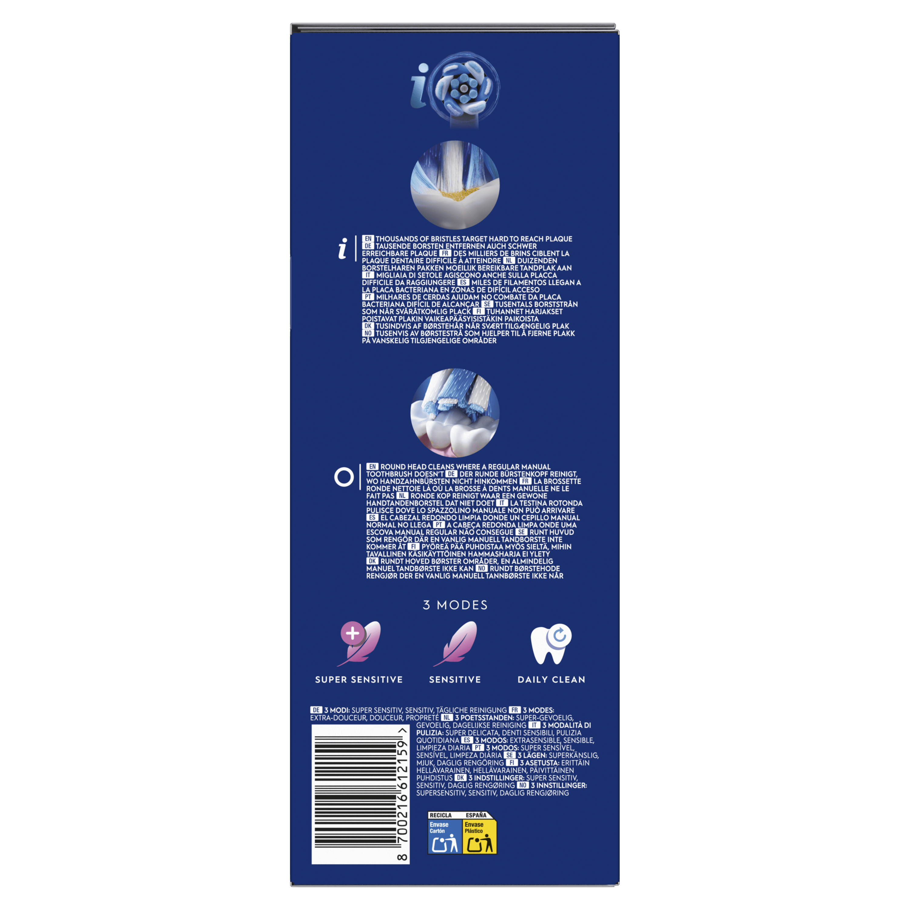 Oral-B iO 2 Cepillo Eléctrico Negro con 1+2 cabezal y estuche de viaje