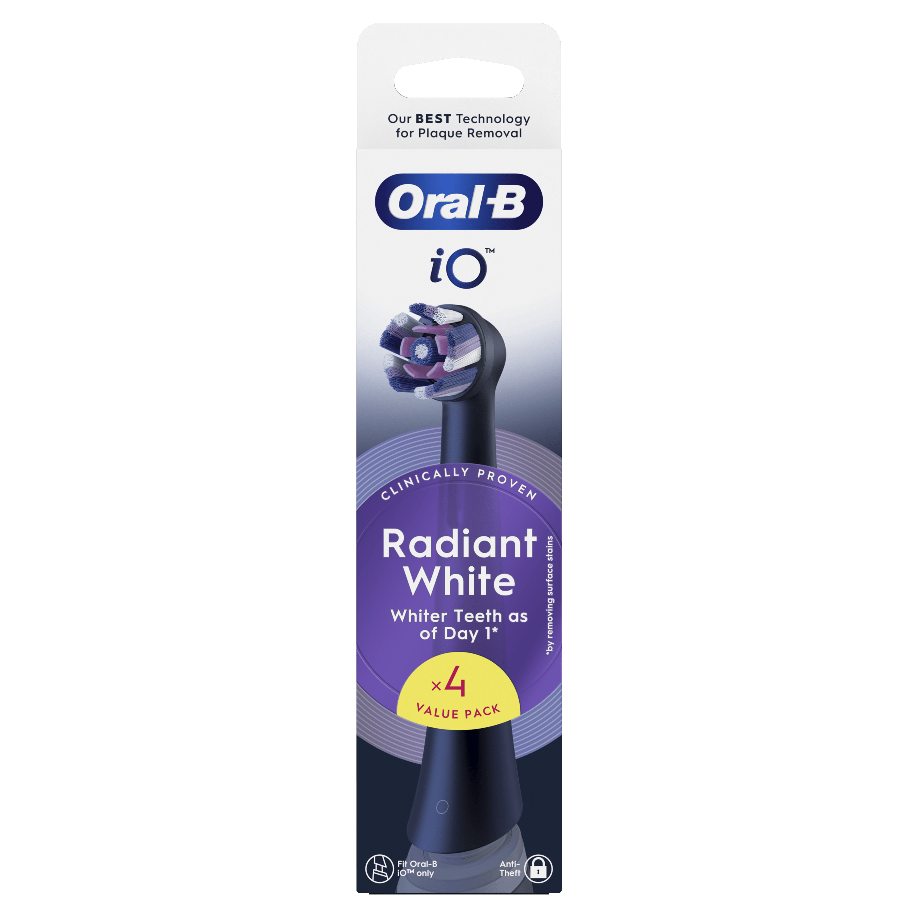 Oral-B iO Recambios Radiant White - Pack de 7