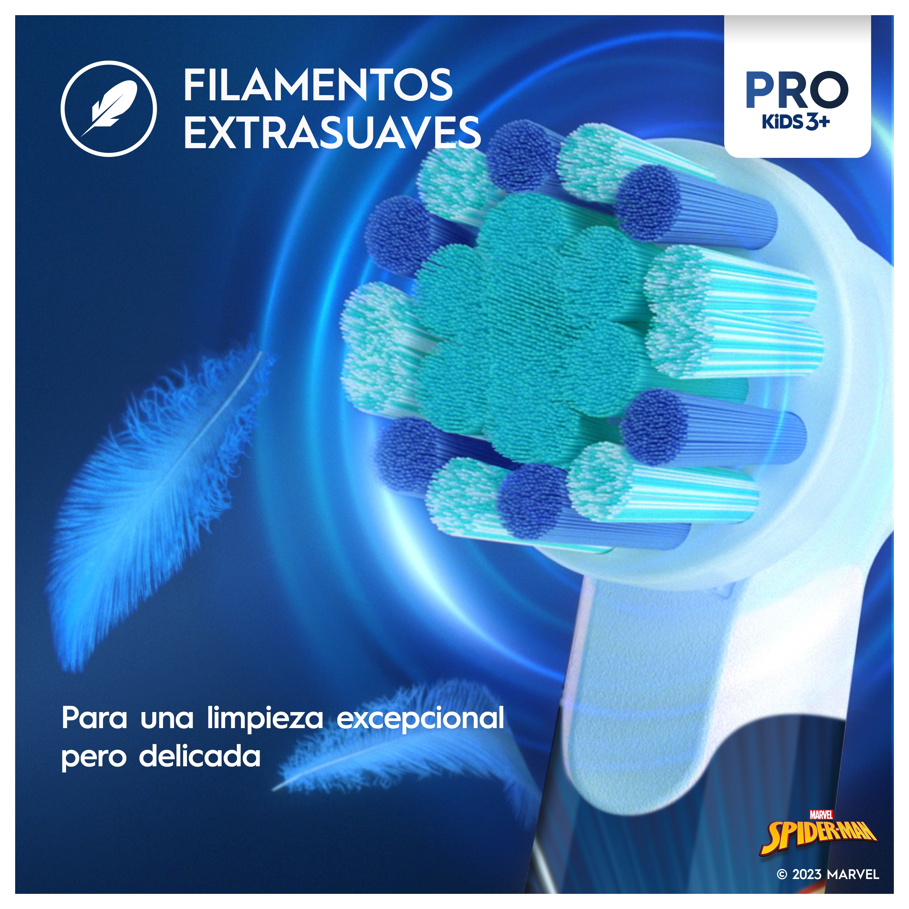 Oral-B Pro Kids Spiderman Cepillo Eléctrico con 1 Cabezal