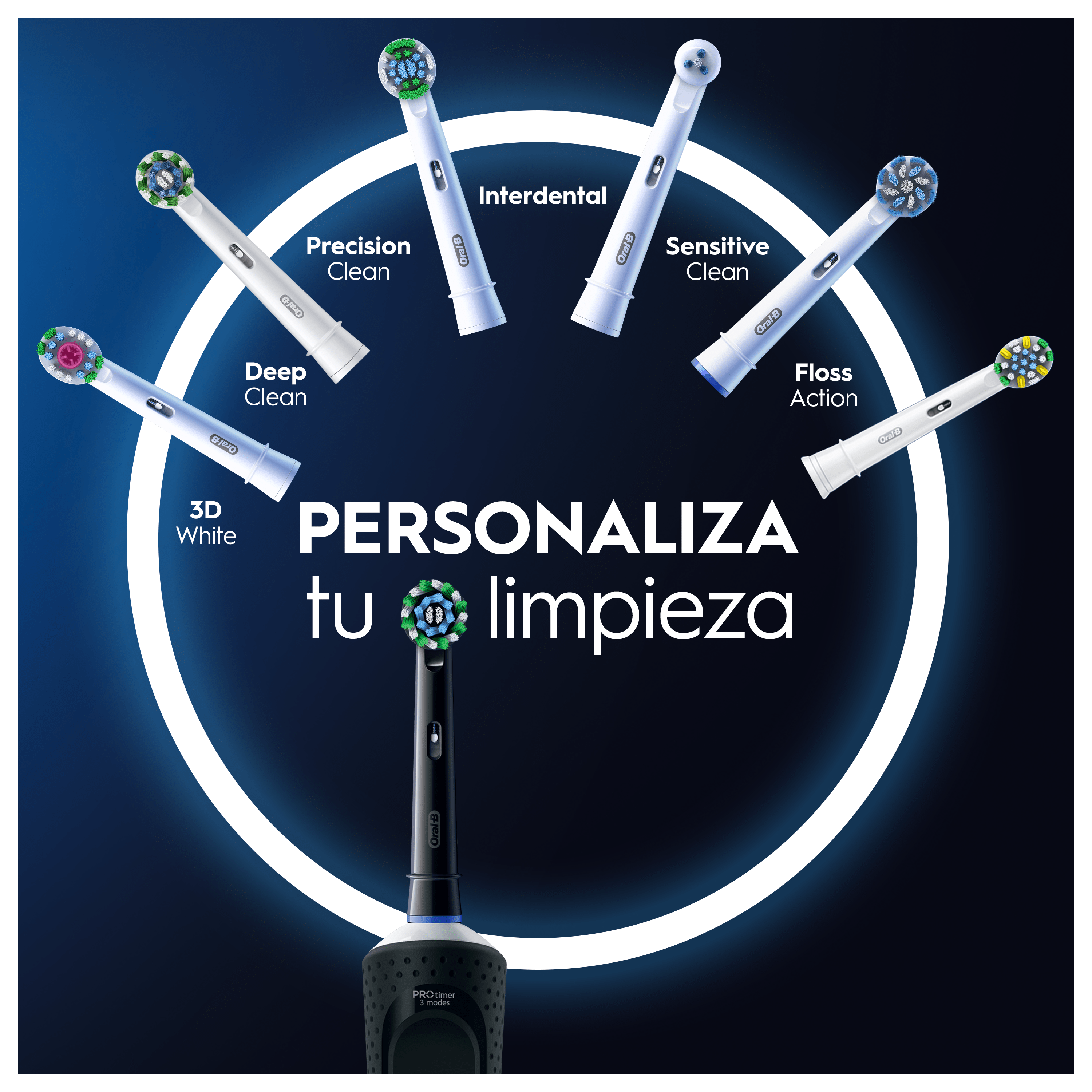 Oral-B Pro Vitality Cepillo de Dientes Eléctrico Negro