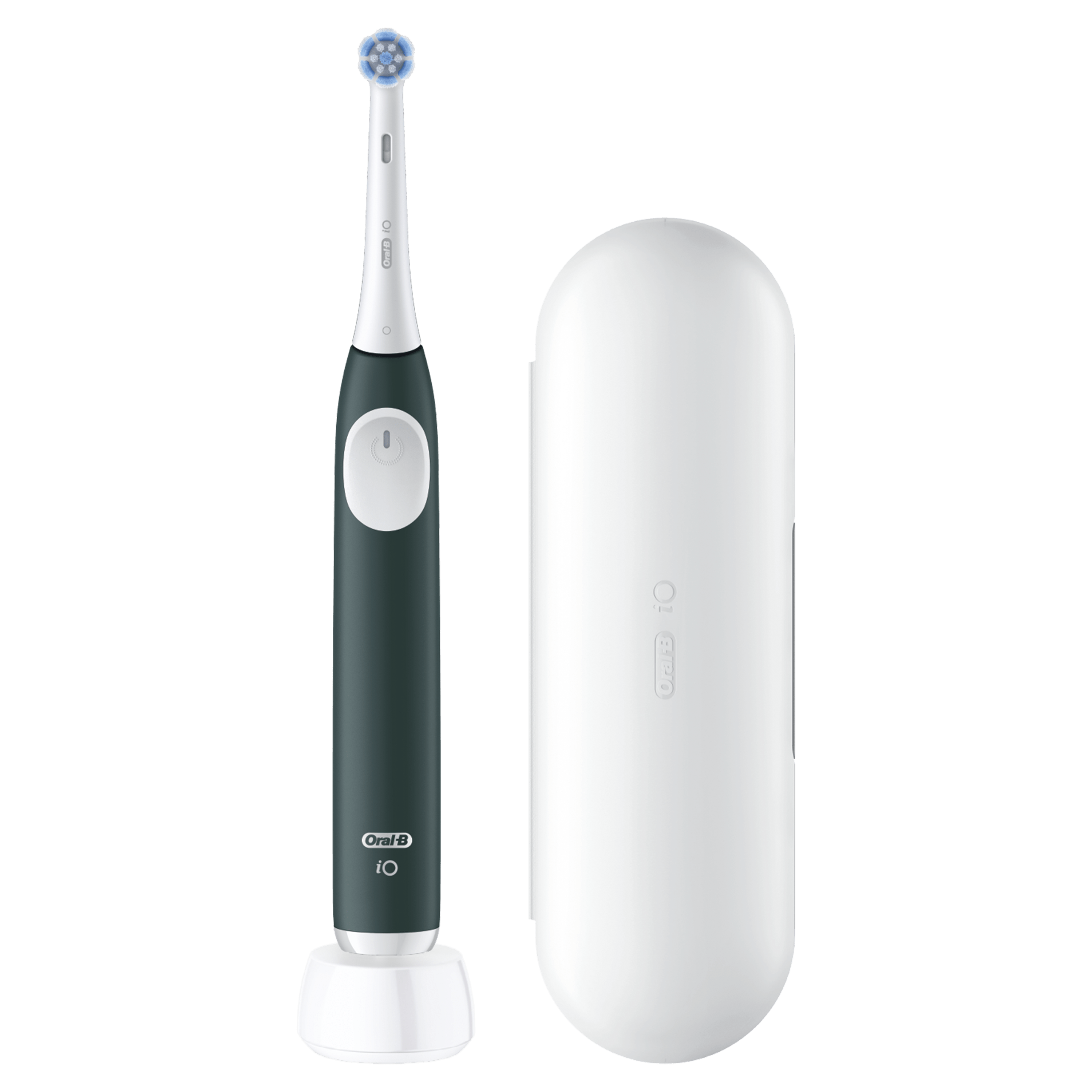 Oral-B iO 2 Cepillo Eléctrico Verde Bosque con 1+2 cabezal y estuche de viaje