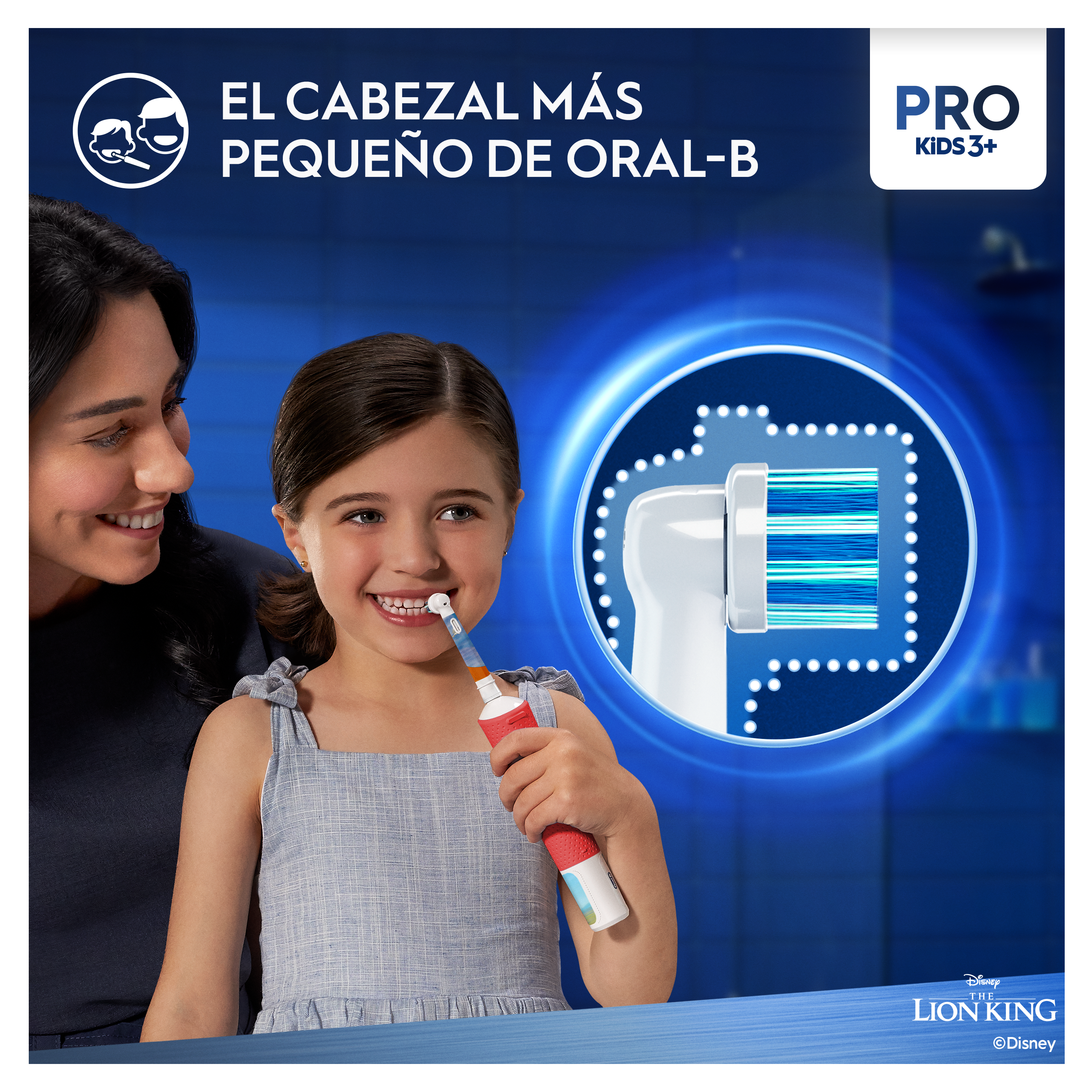 Oral-B Pro Kids Rey León Cepillo Eléctrico con 1 Recambio