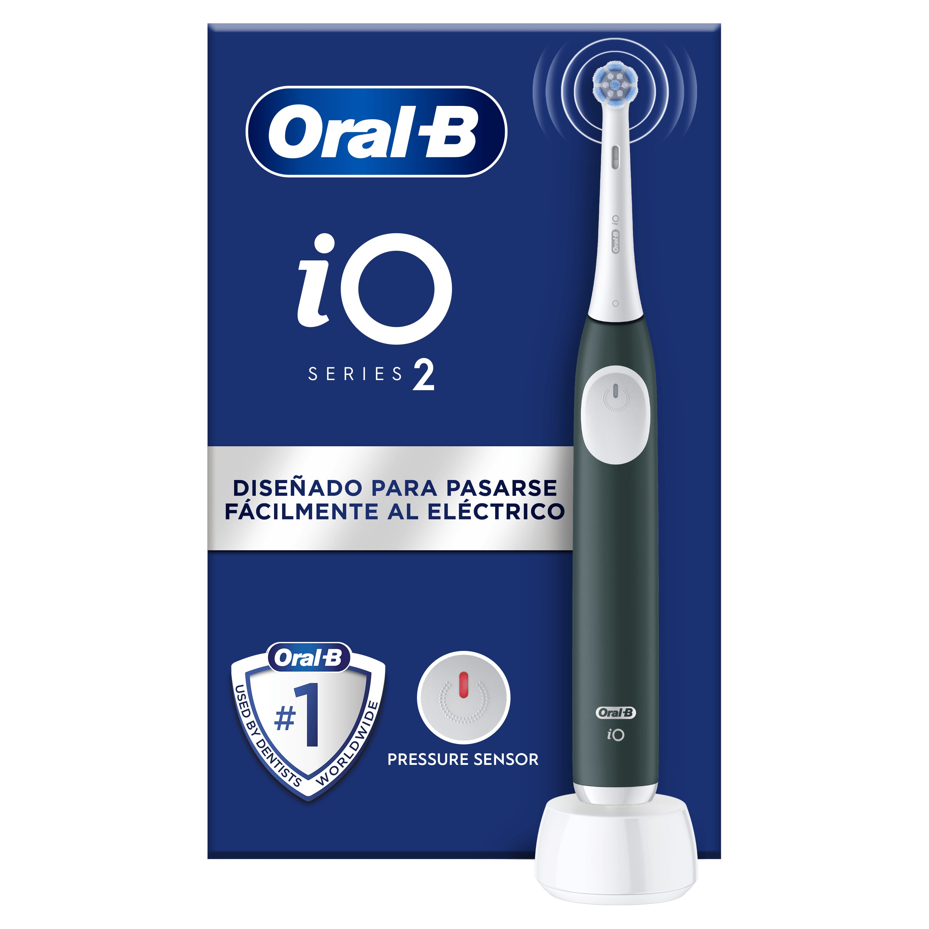 Oral-B iO 2 Cepillo Eléctrico Verde Bosque con 1 cabezal