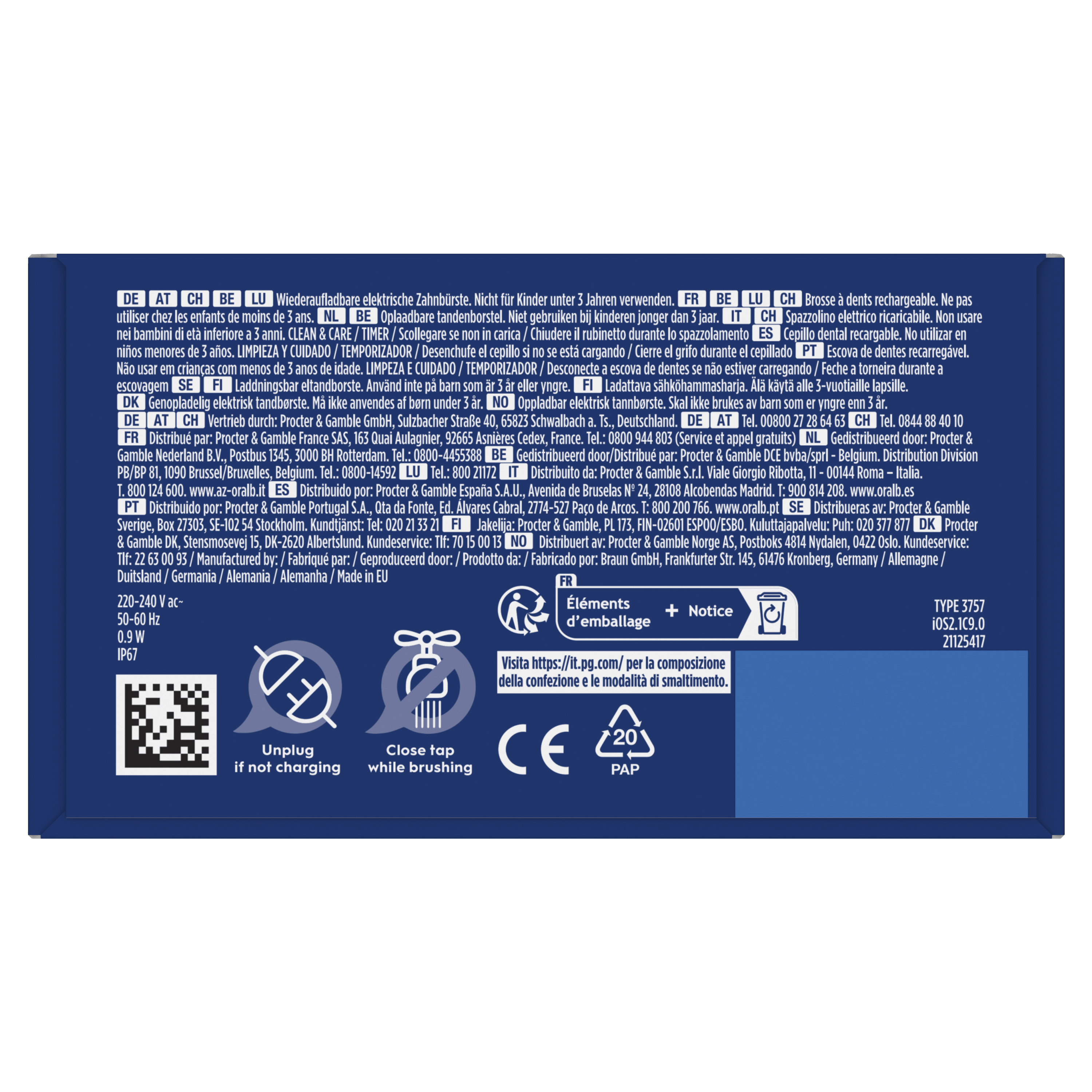 Oral-B iO 2 Cepillo Eléctrico Verde Bosque con 1 cabezal