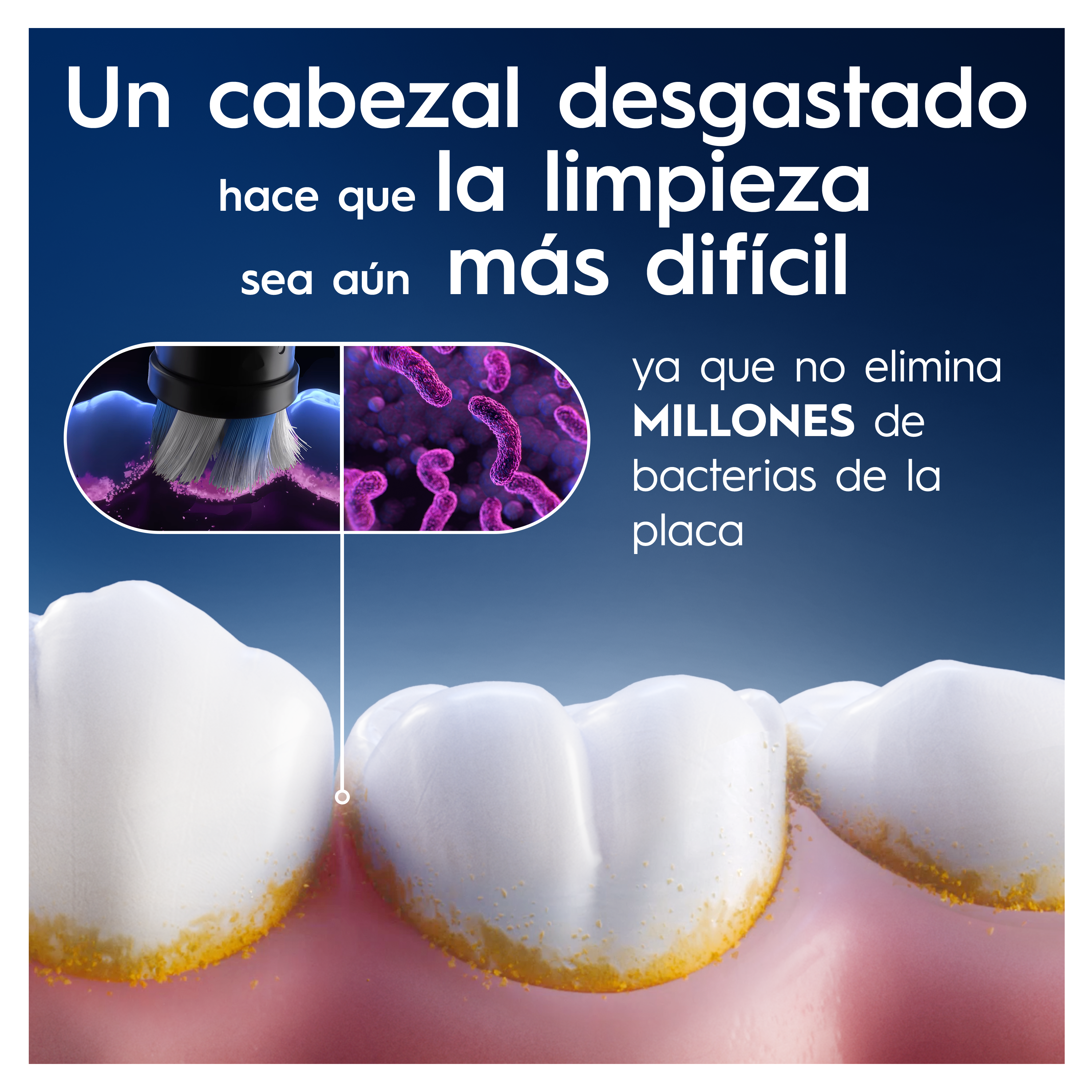 Oral-B iO Recambios Gentle Care en Blanco - Pack de 6