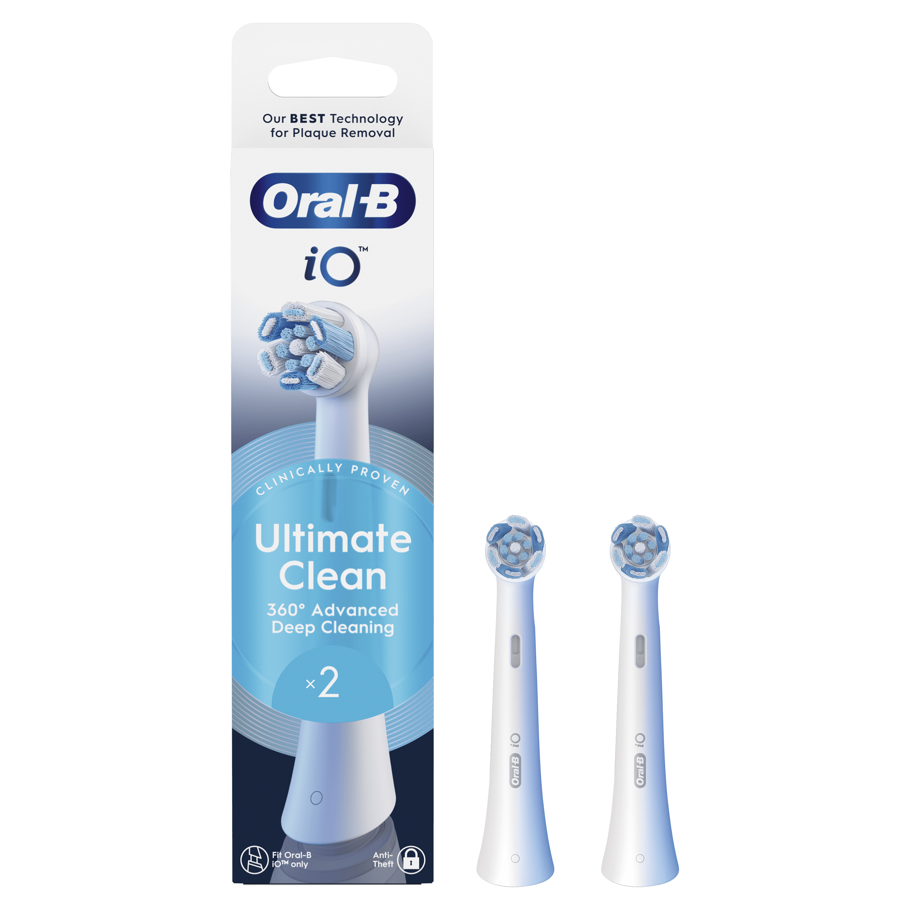 Oral-B iO 9 Pack Doble de Cepillos Eléctricos Negro y Rosa con 4+5 cabezales y cargador de viaje