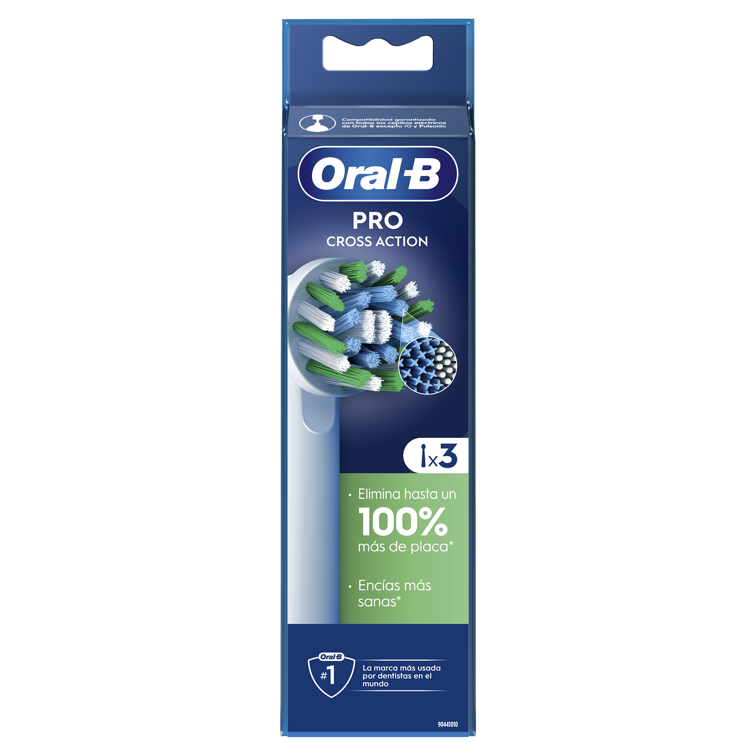 Oral-B Recambios Cross Action Blancos - Pack de 9