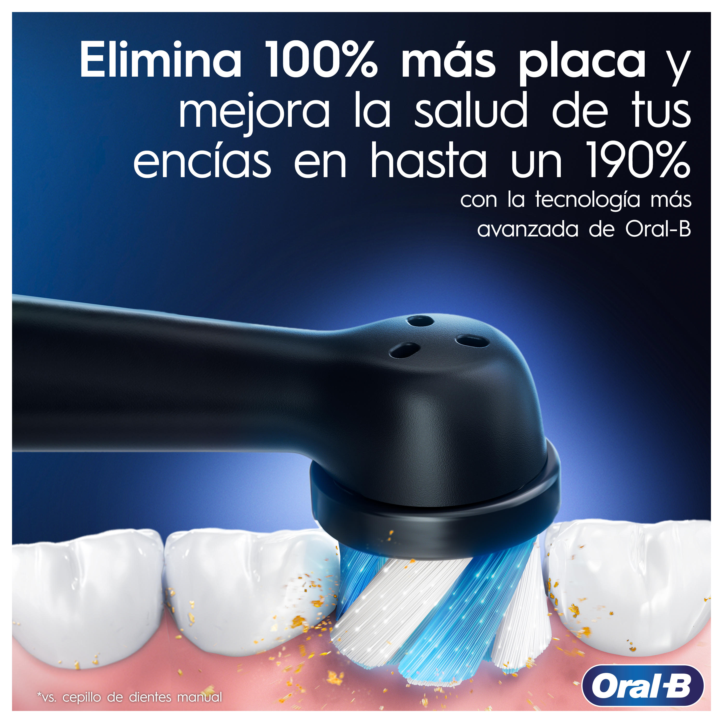 Oral-B iO 6 Cepillo Eléctrico Negro con 2 cabezales