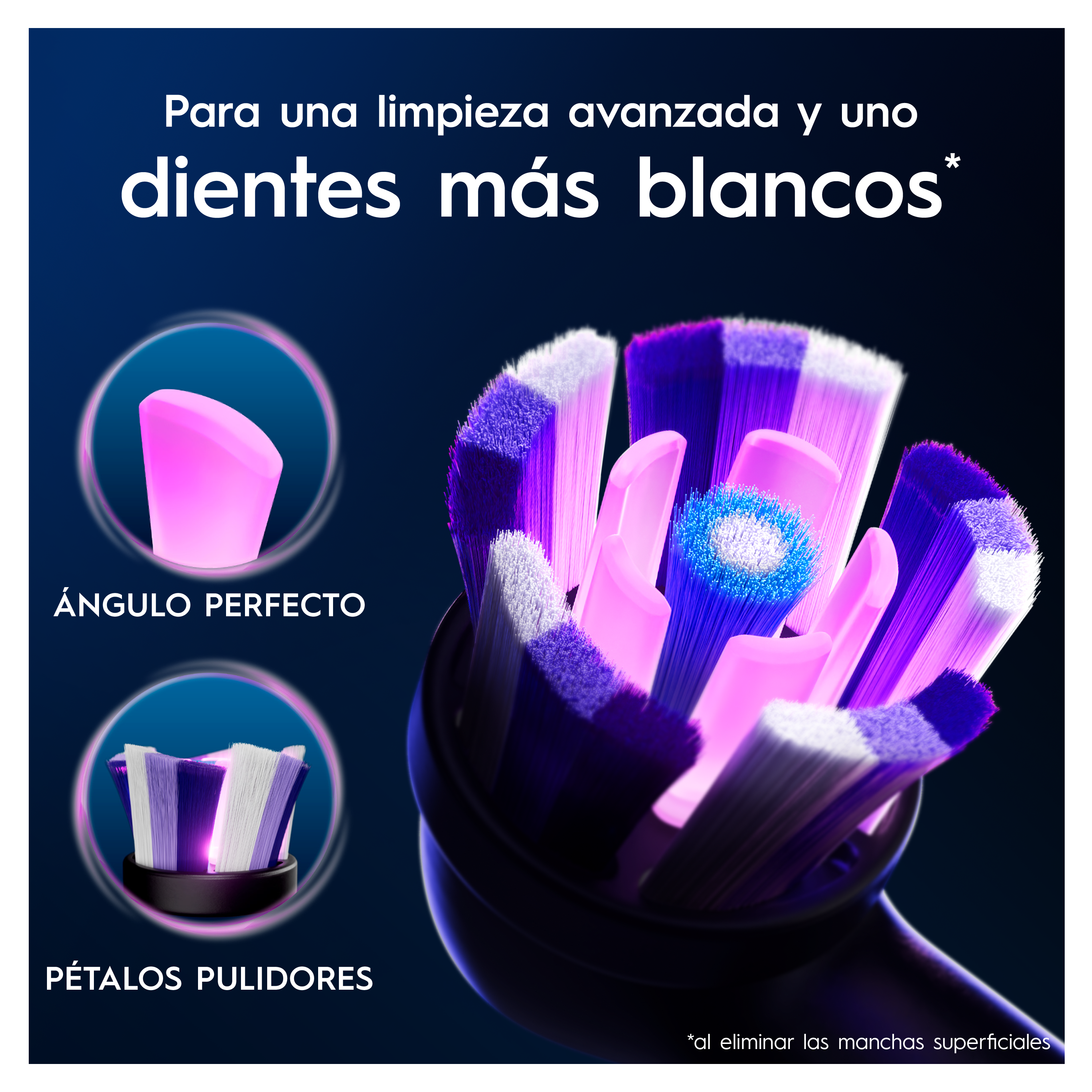 Oral-B iO Recambios Radiant White en Negro - Pack de 8