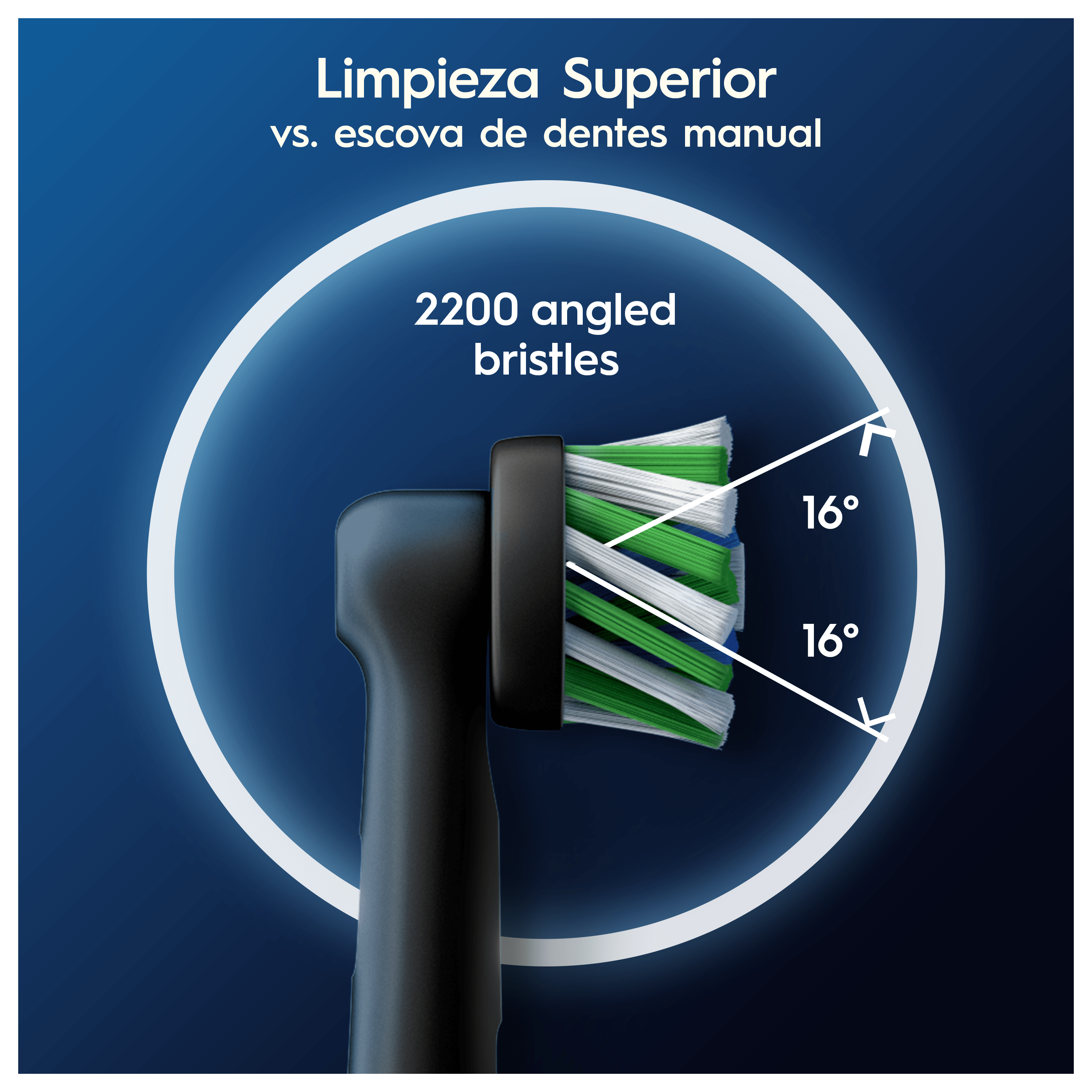 Oral-B Recambios Cross Action Negros - Pack de 18