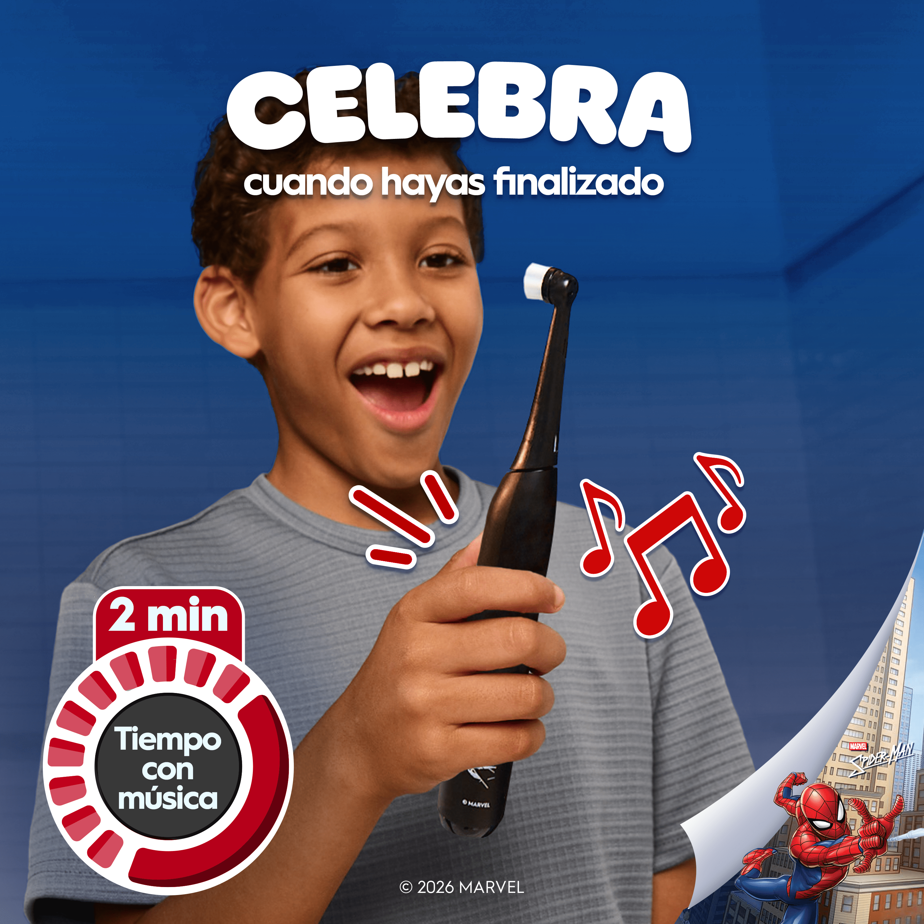Oral-B iO Niños Cepillo Eléctrico Spiderman con 1 cabezal