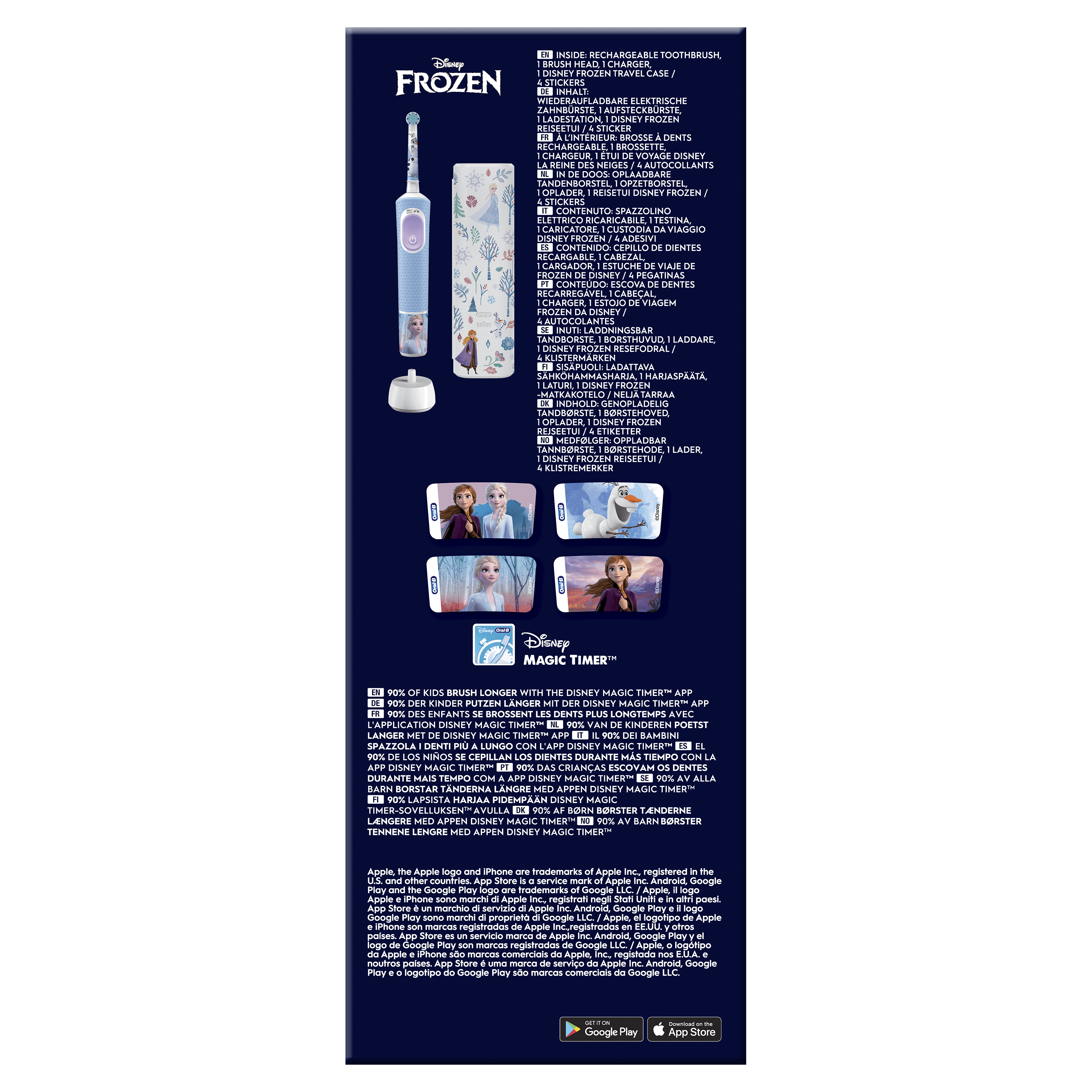 Oral-B Pro Kids Frozen Cepillo Eléctrico con 1 Cabezal