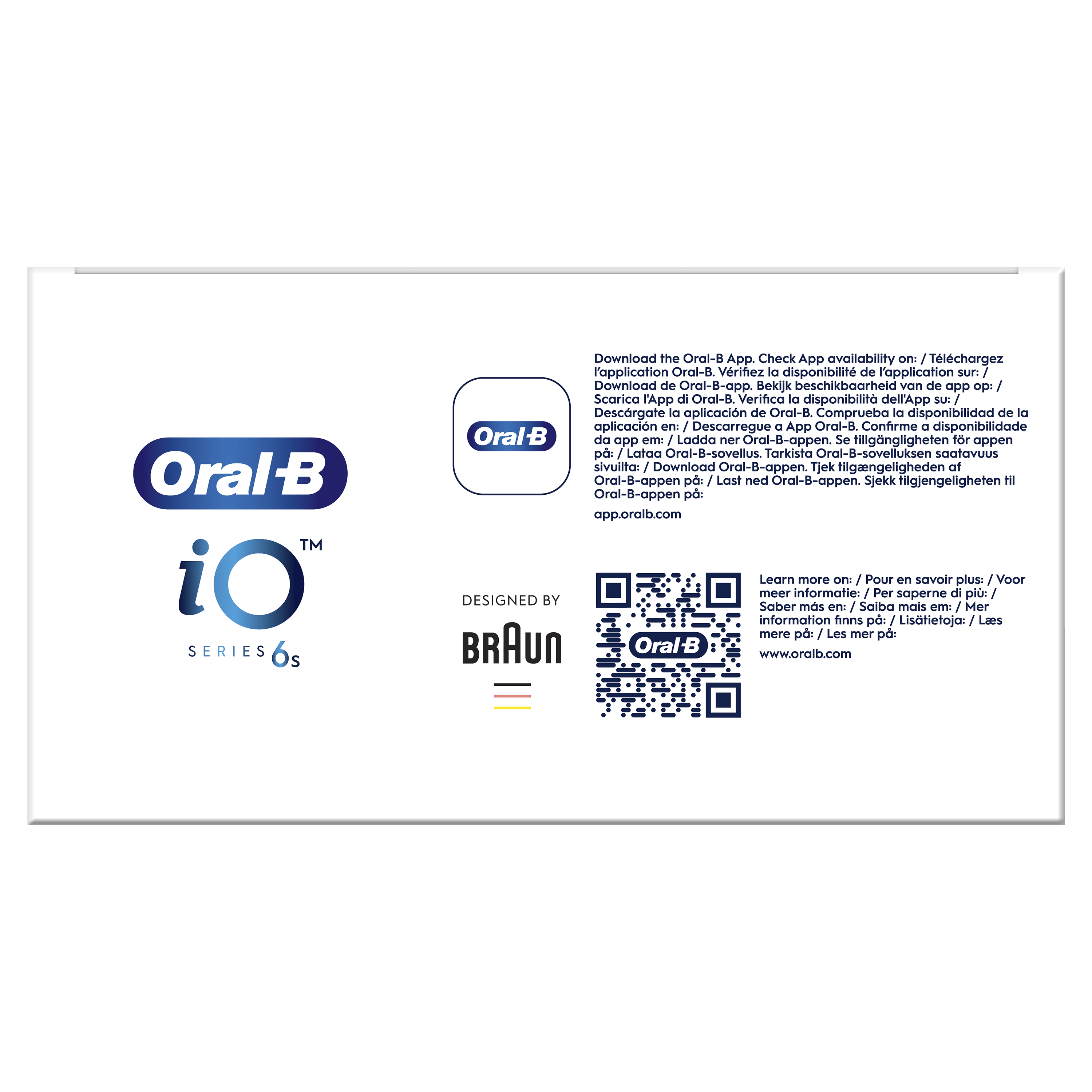 Oral-B iO 6 Cepillo Eléctrico Gris con 2+4 cabezales