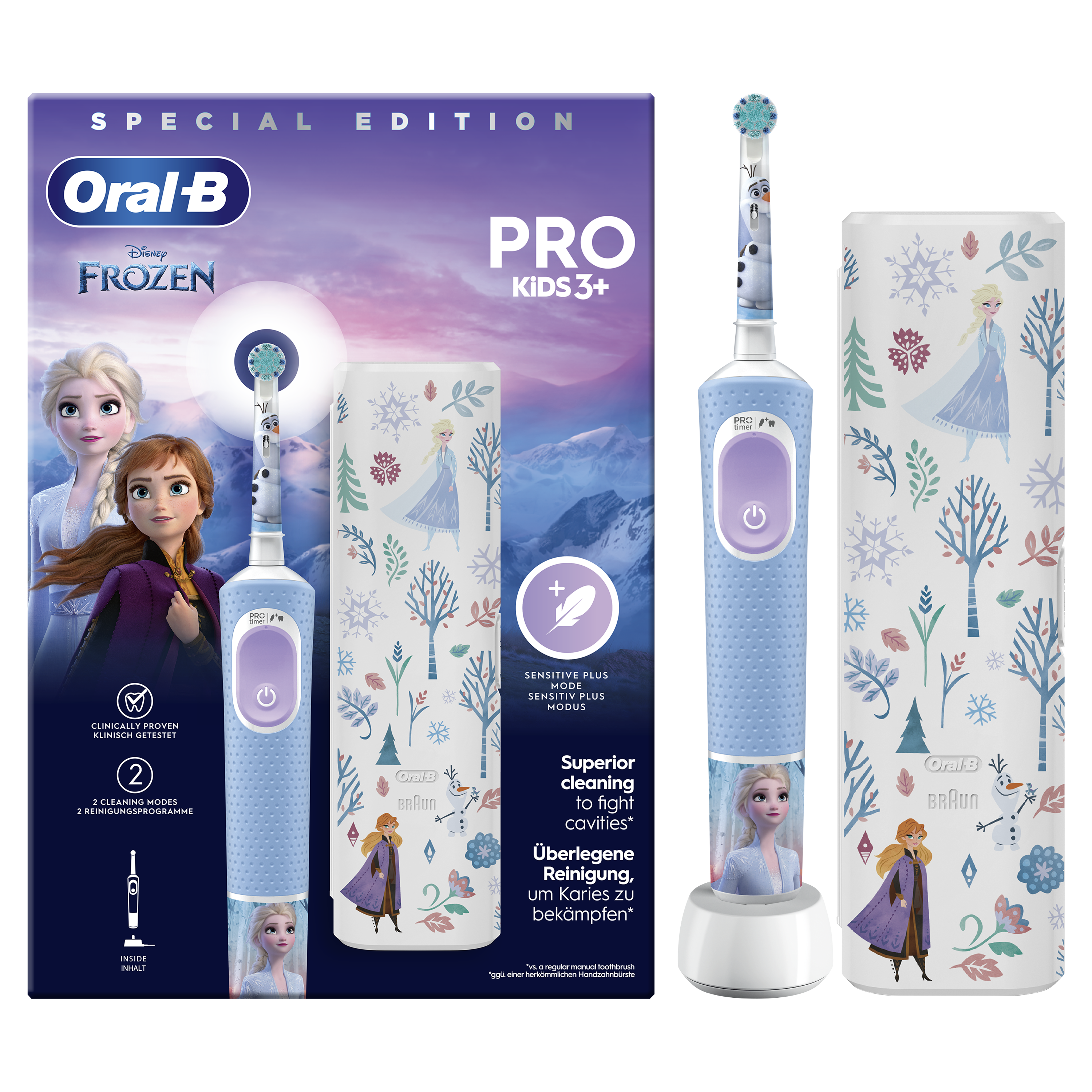 Oral-B Pro Kids Frozen Cepillo Eléctrico con 1 Cabezal