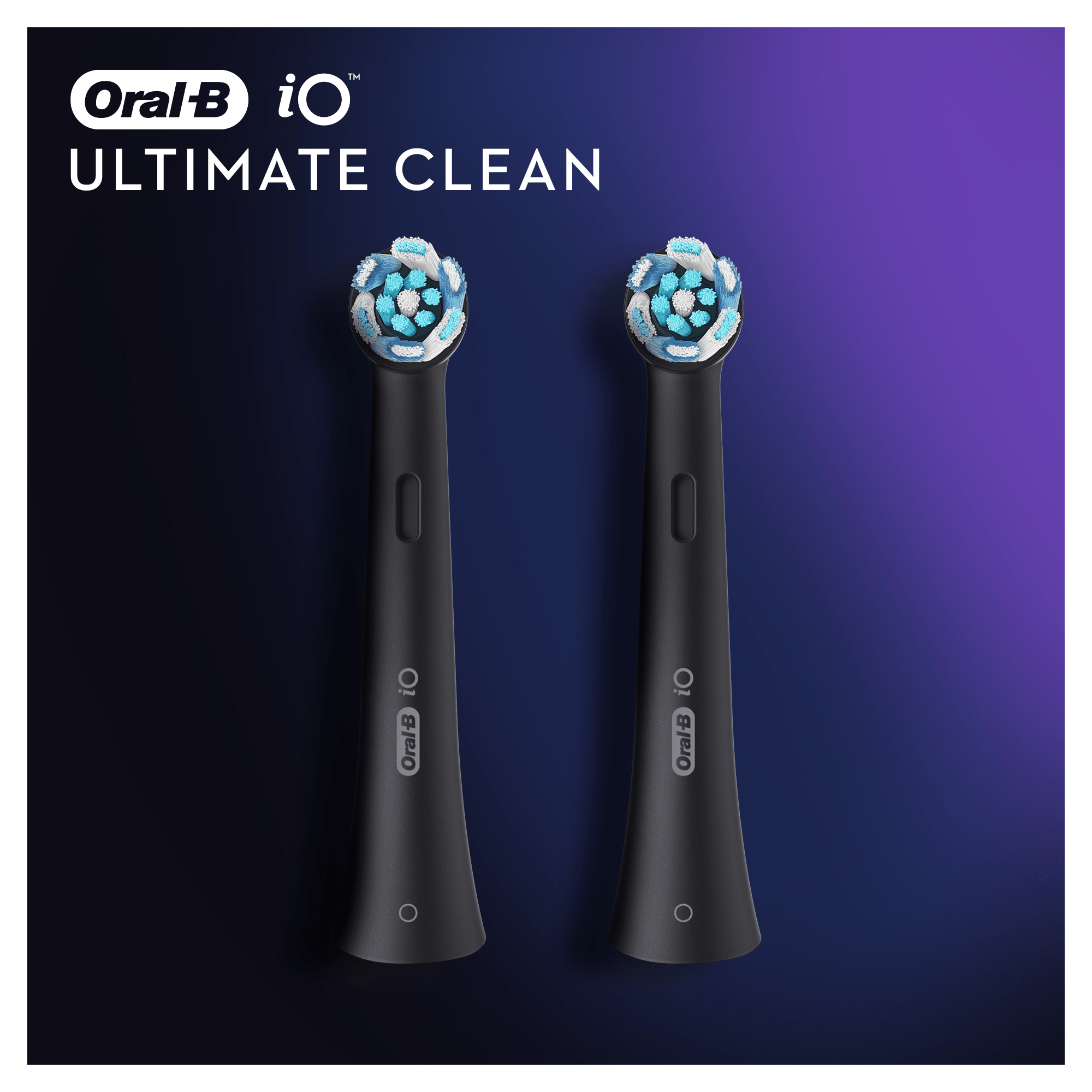 Oral-B iO 4 Cepillo Eléctrico negro con 1 + 2 Recambios