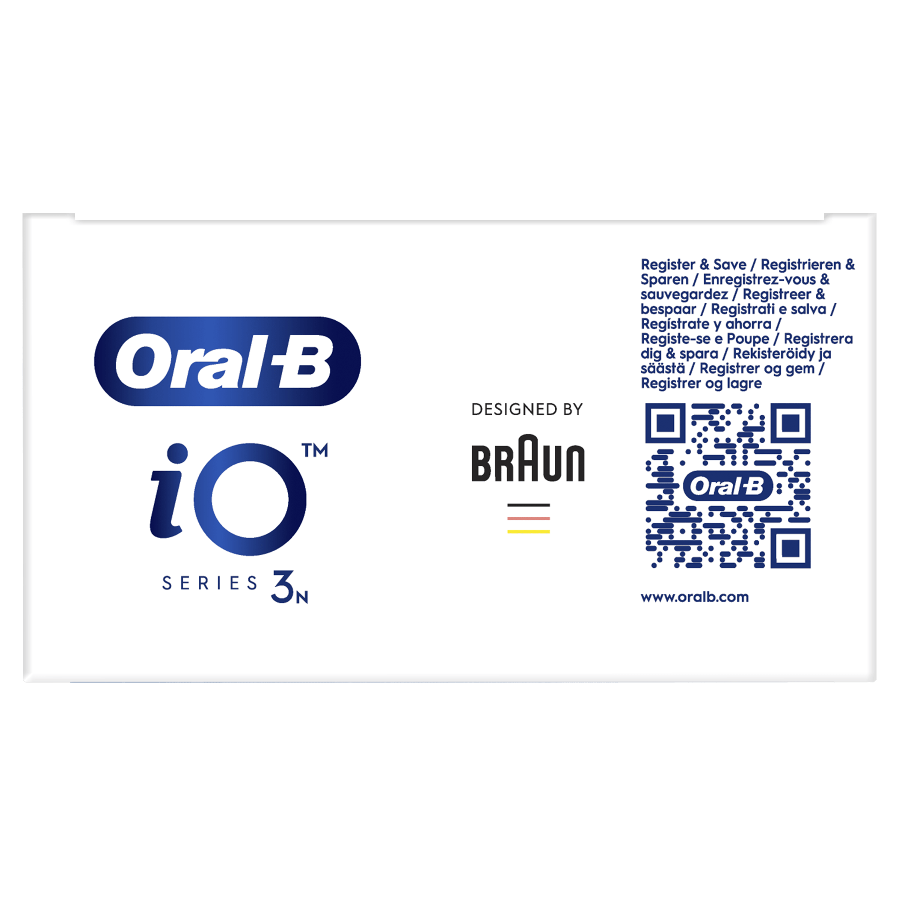 Oral-B iO 3 Cepillo de Dientes Eléctrico Rosa, con 1 Cabezal, Diseñado por Braun