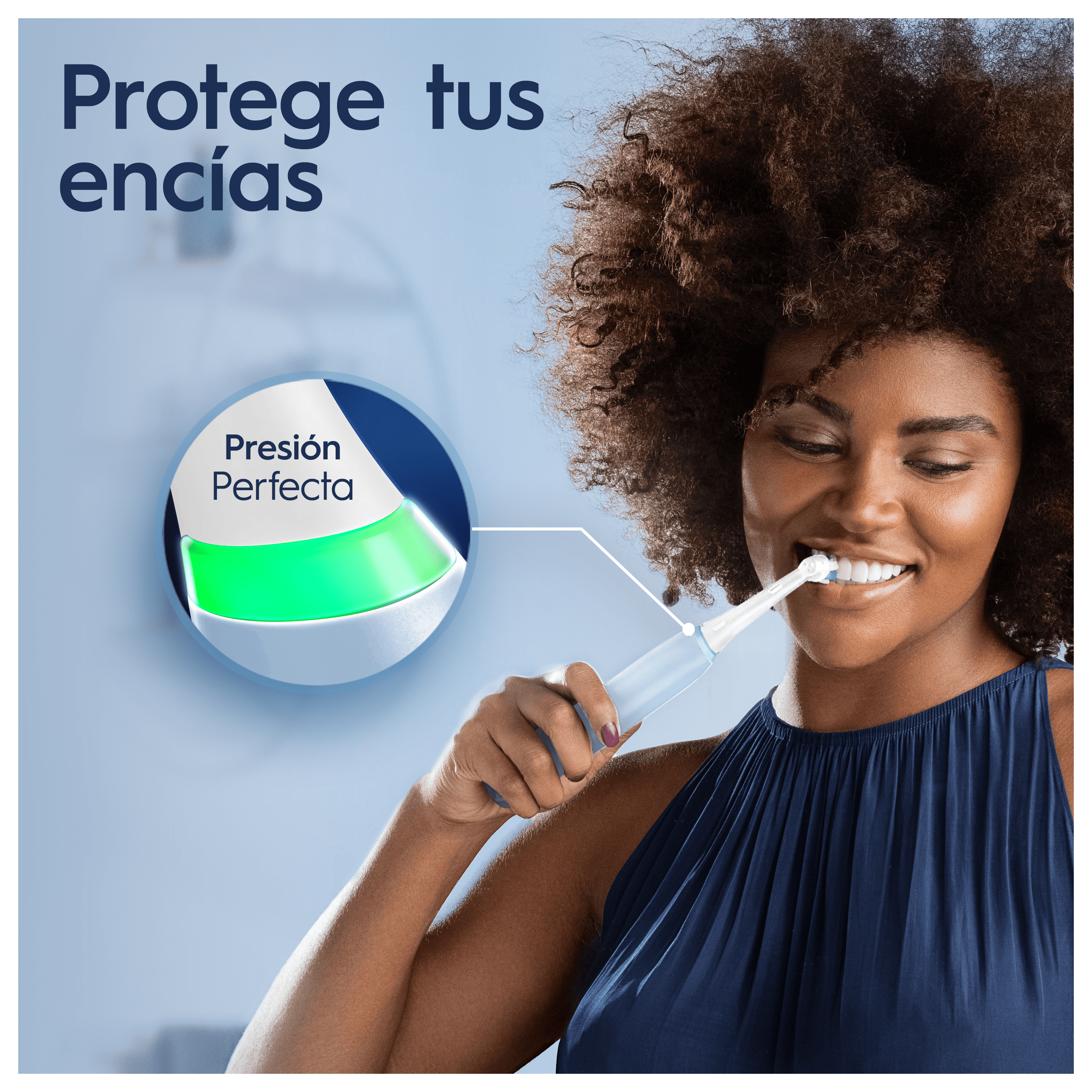 Oral-B iO 3 Pack de Cepillo Eléctrico Azul con 3+5 cabezales