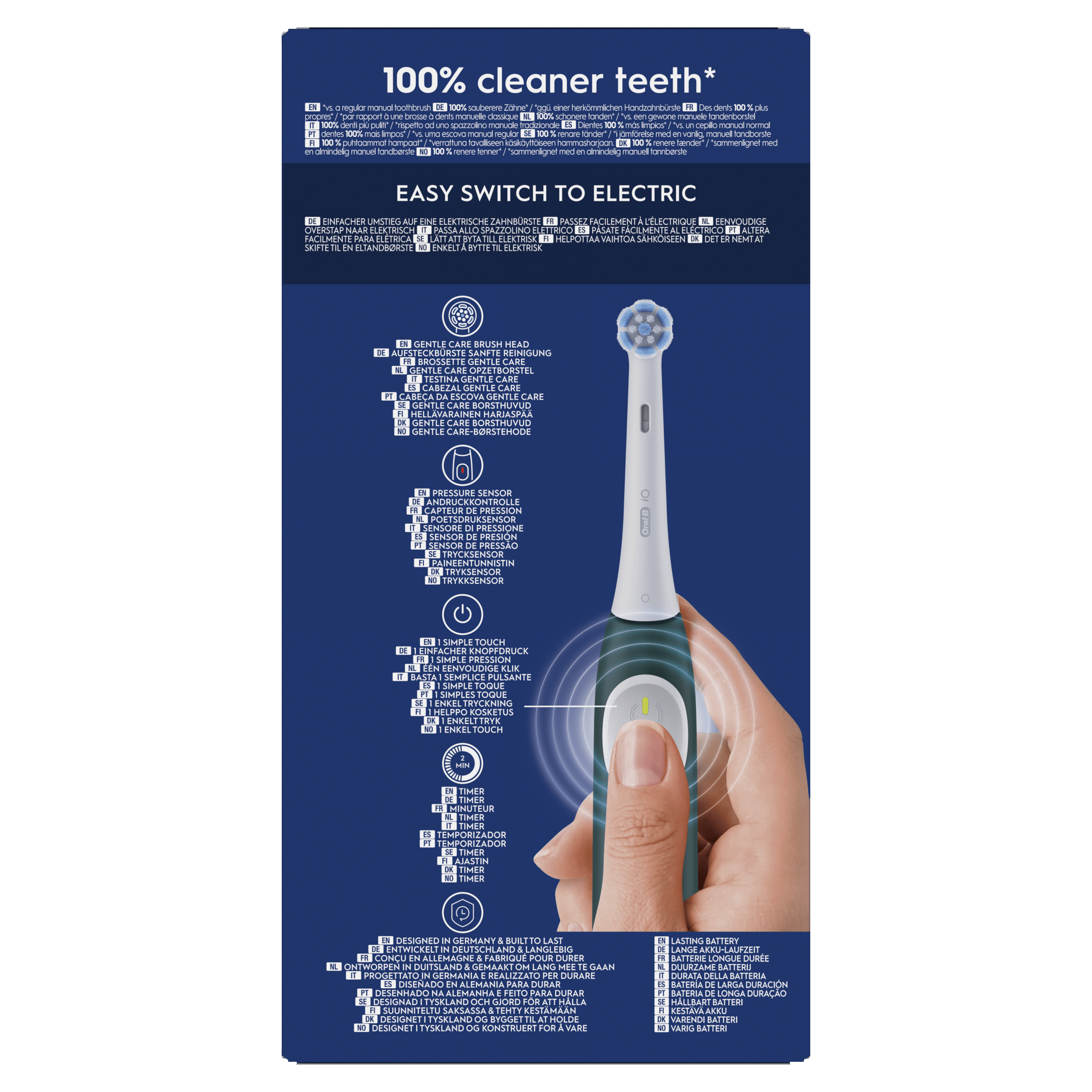 Oral-B iO 2 Cepillo Eléctrico Verde Bosque con 1 cabezal